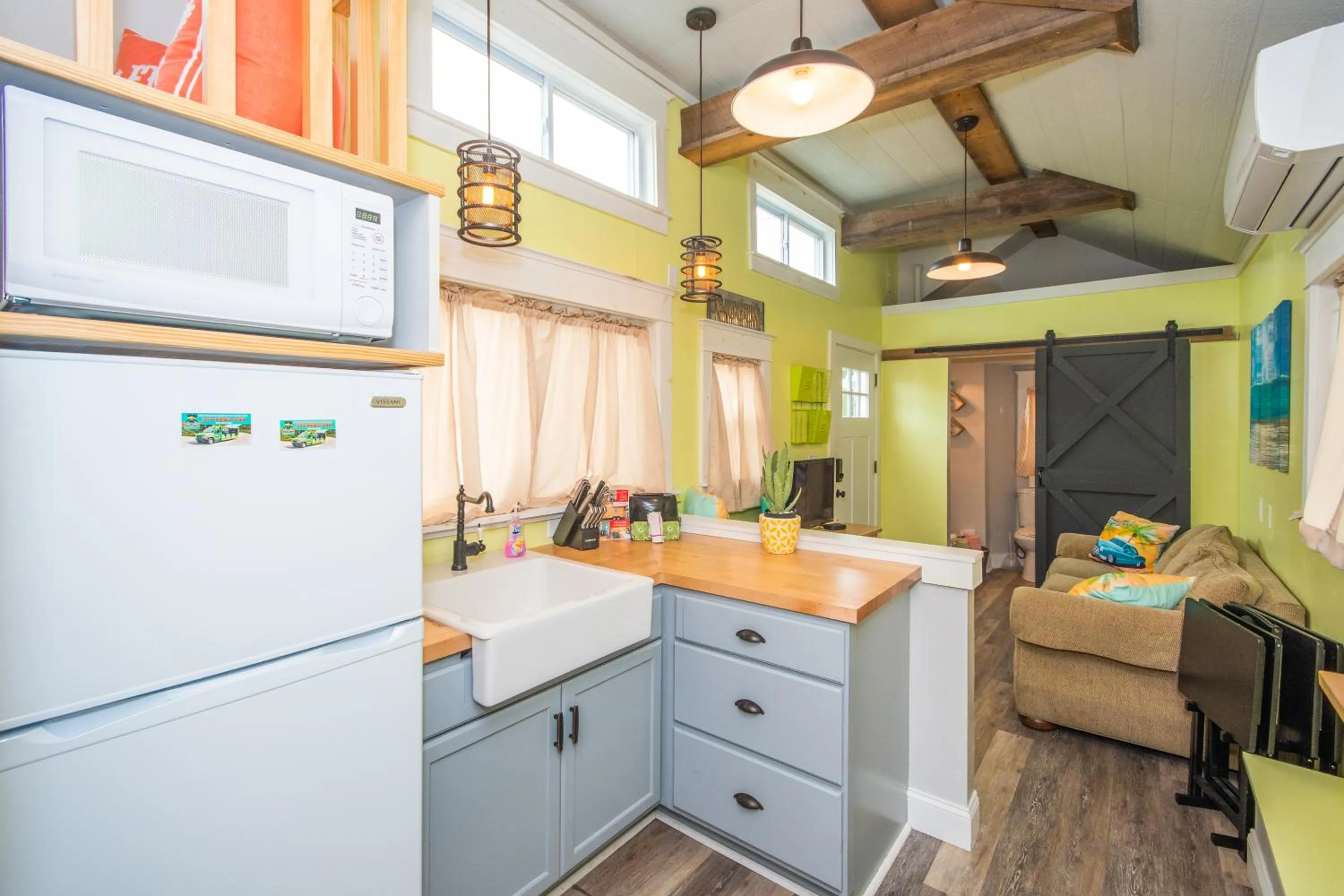 Kitchen or kitchenette in Tiny House Siesta