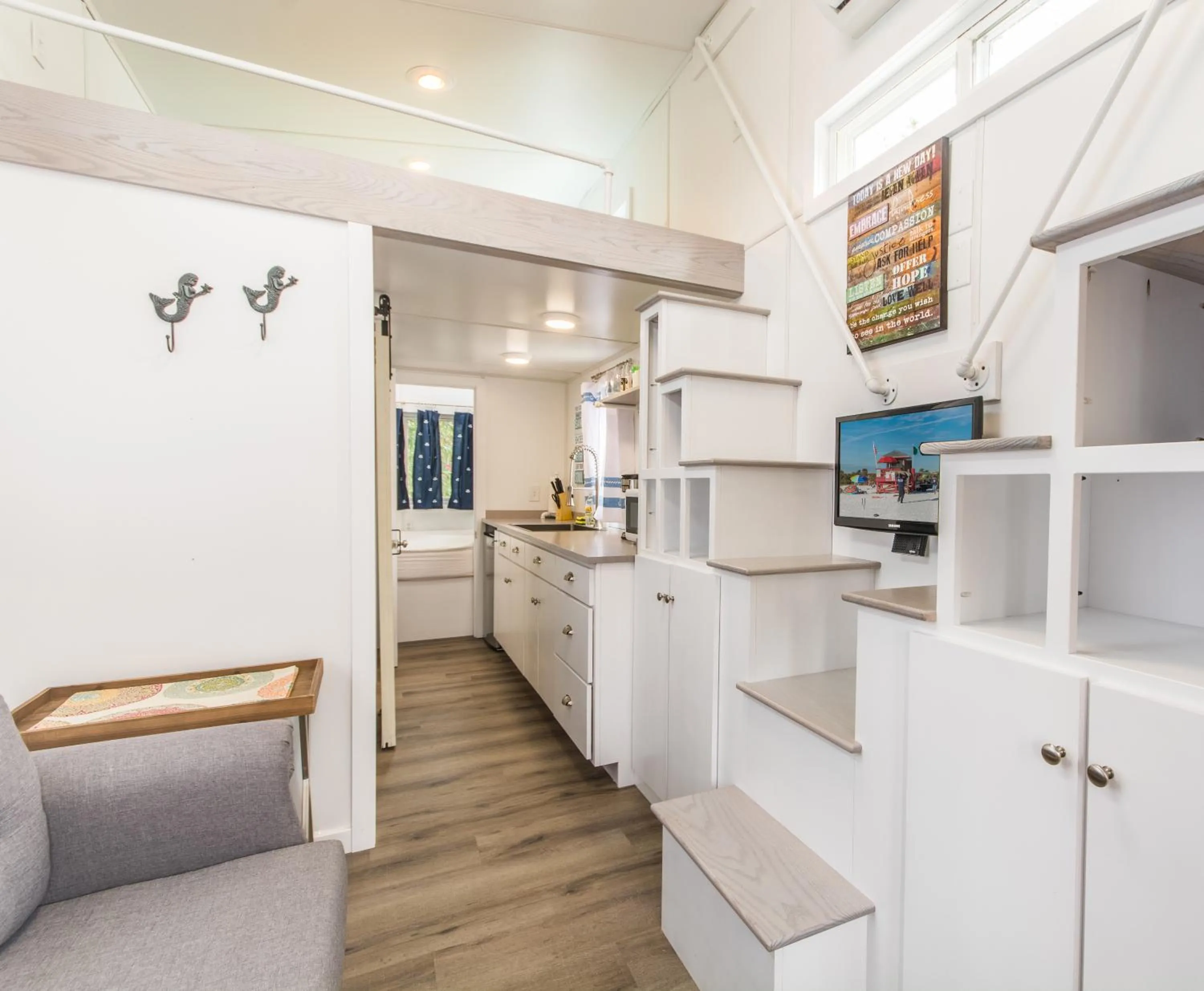 Kitchen or kitchenette in Tiny House Siesta