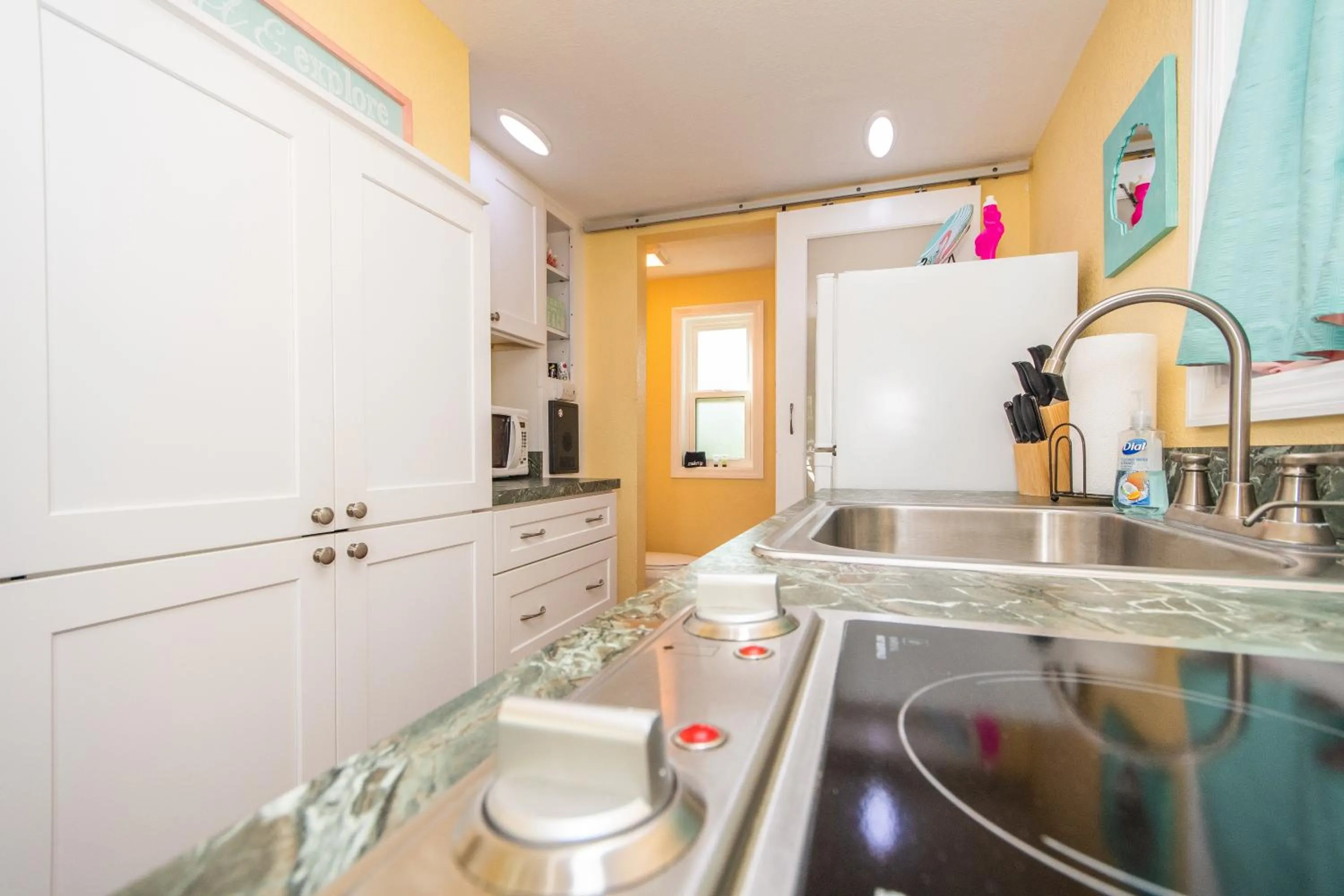 Kitchen or kitchenette in Tiny House Siesta