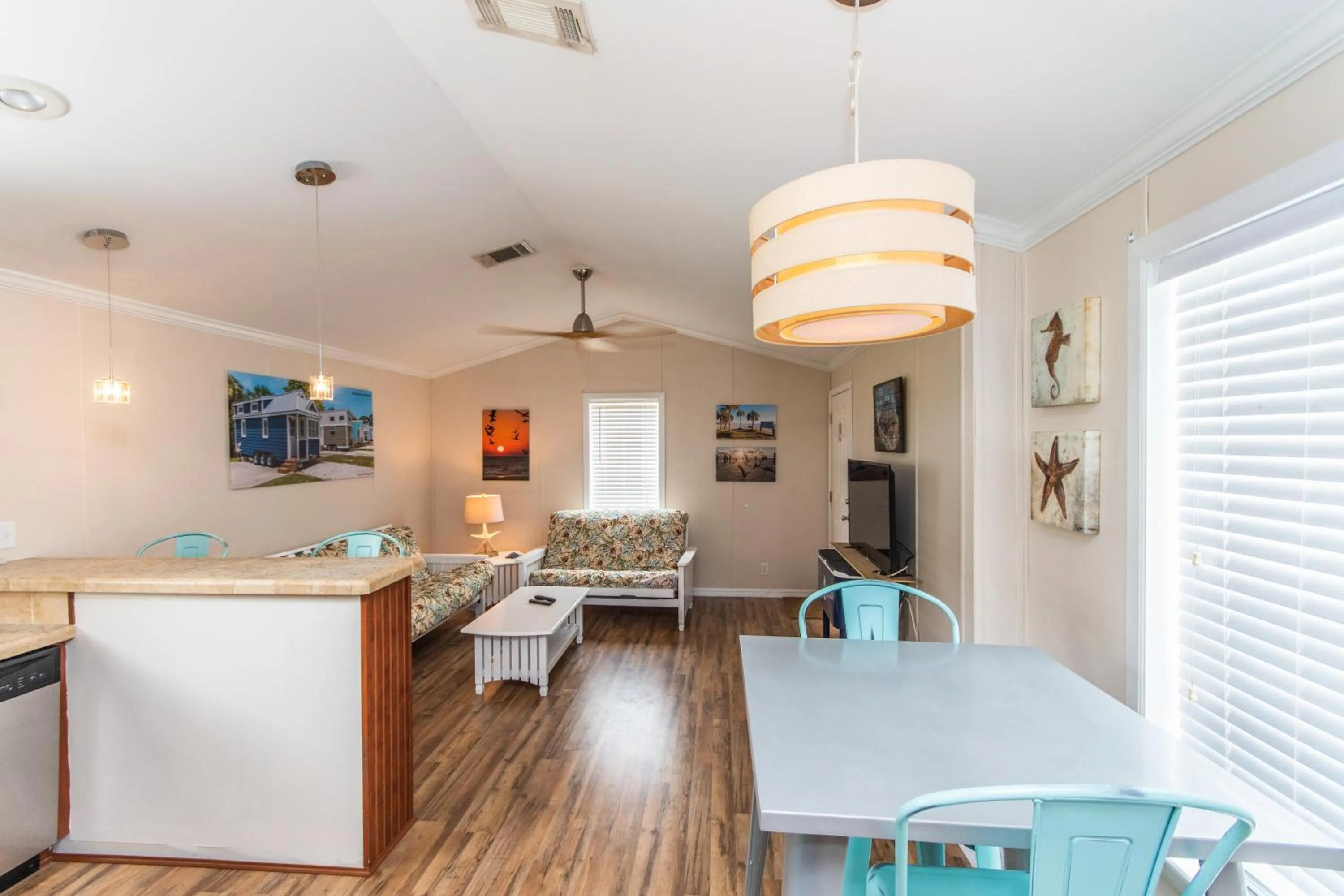 Living room in Tiny House Siesta