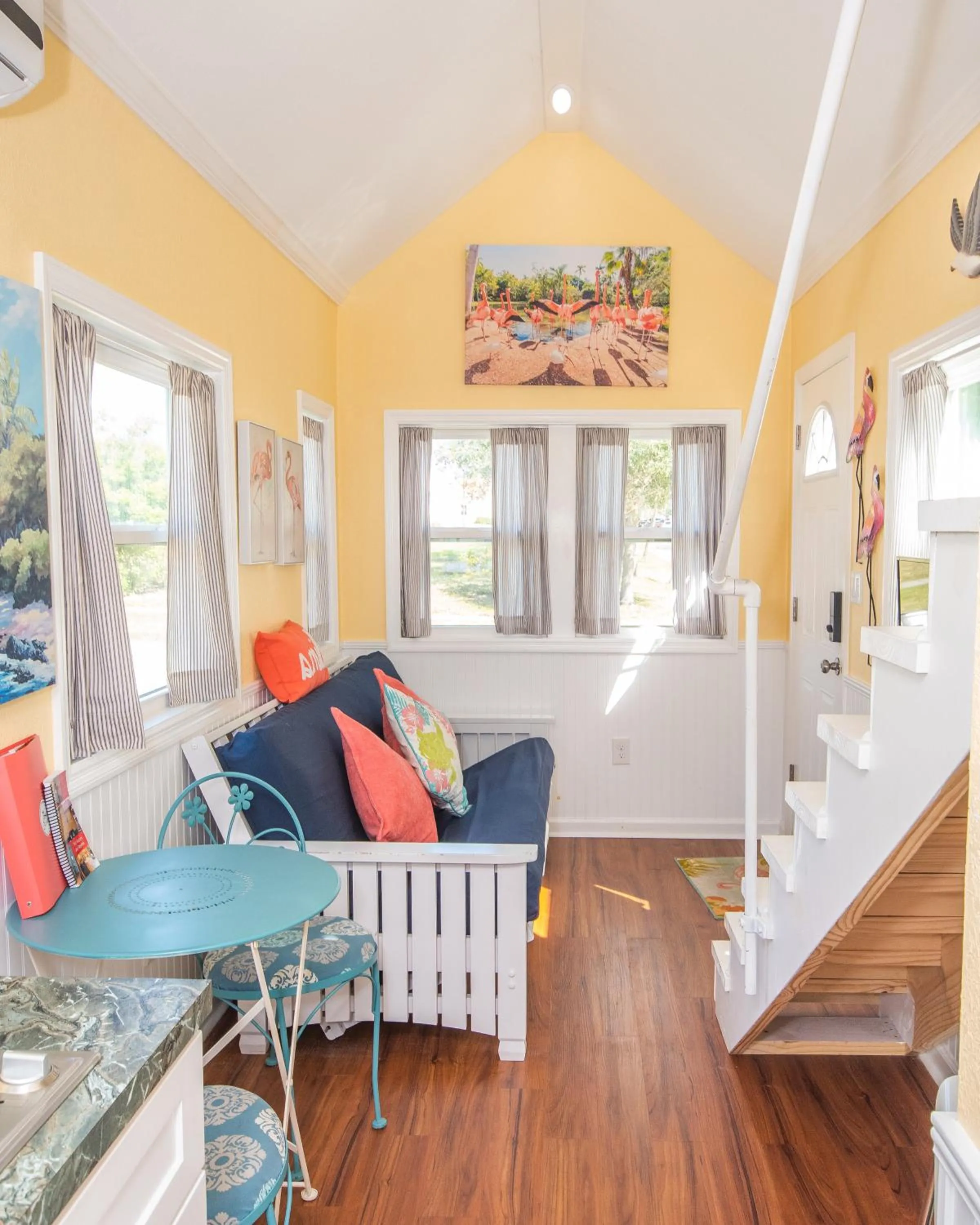 Living room in Tiny House Siesta