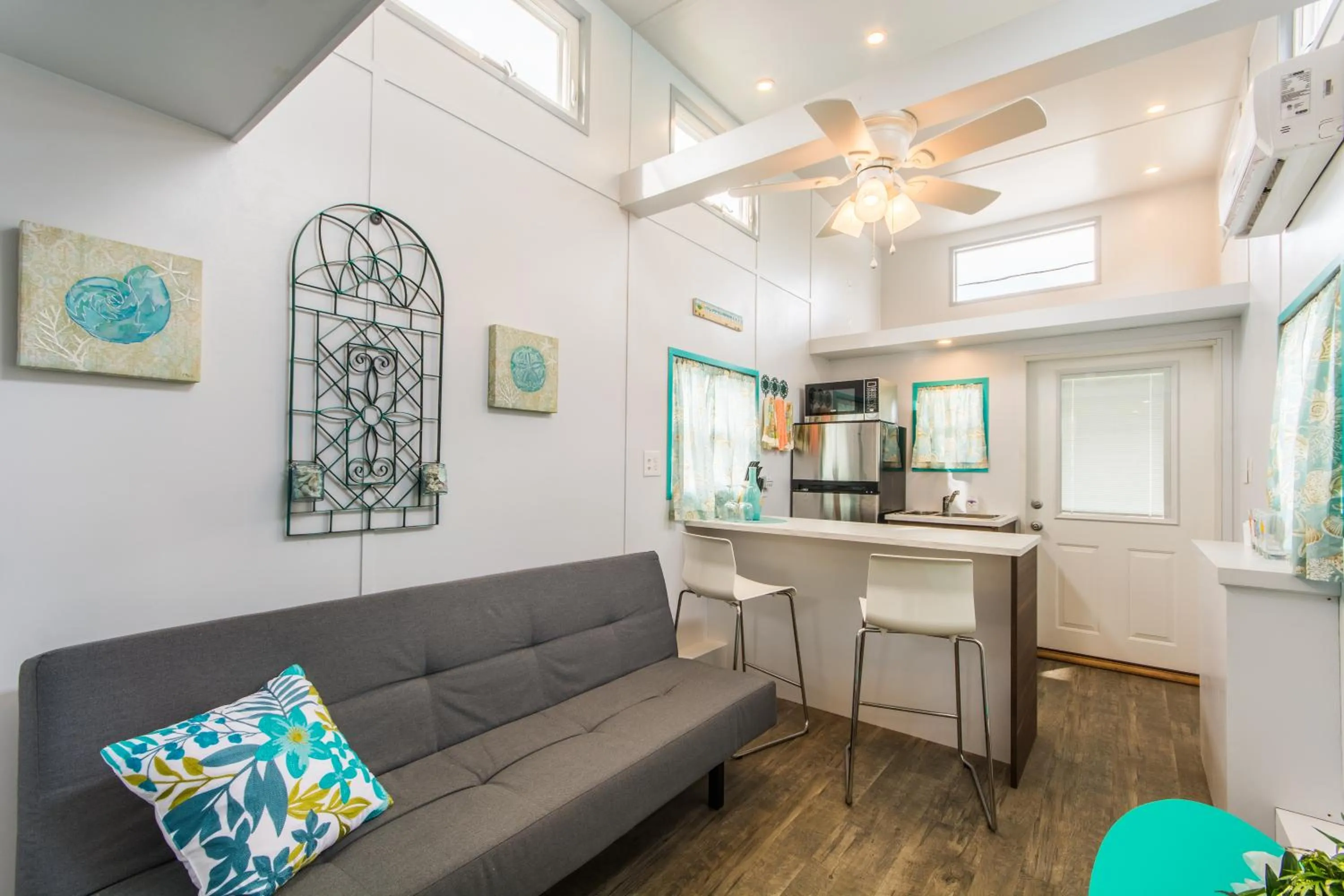 Living room in Tiny House Siesta