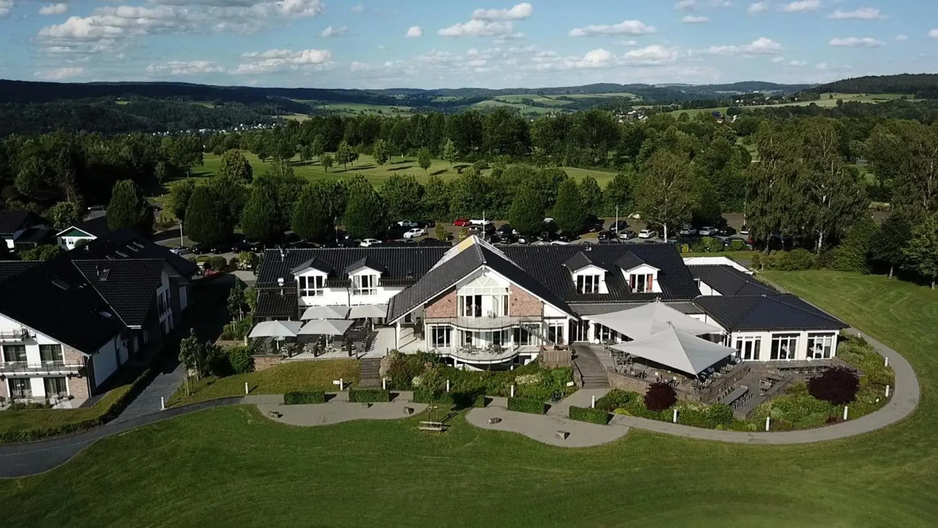 Bird's eye view in Golf & Resort Hotel Gut Heckenhof