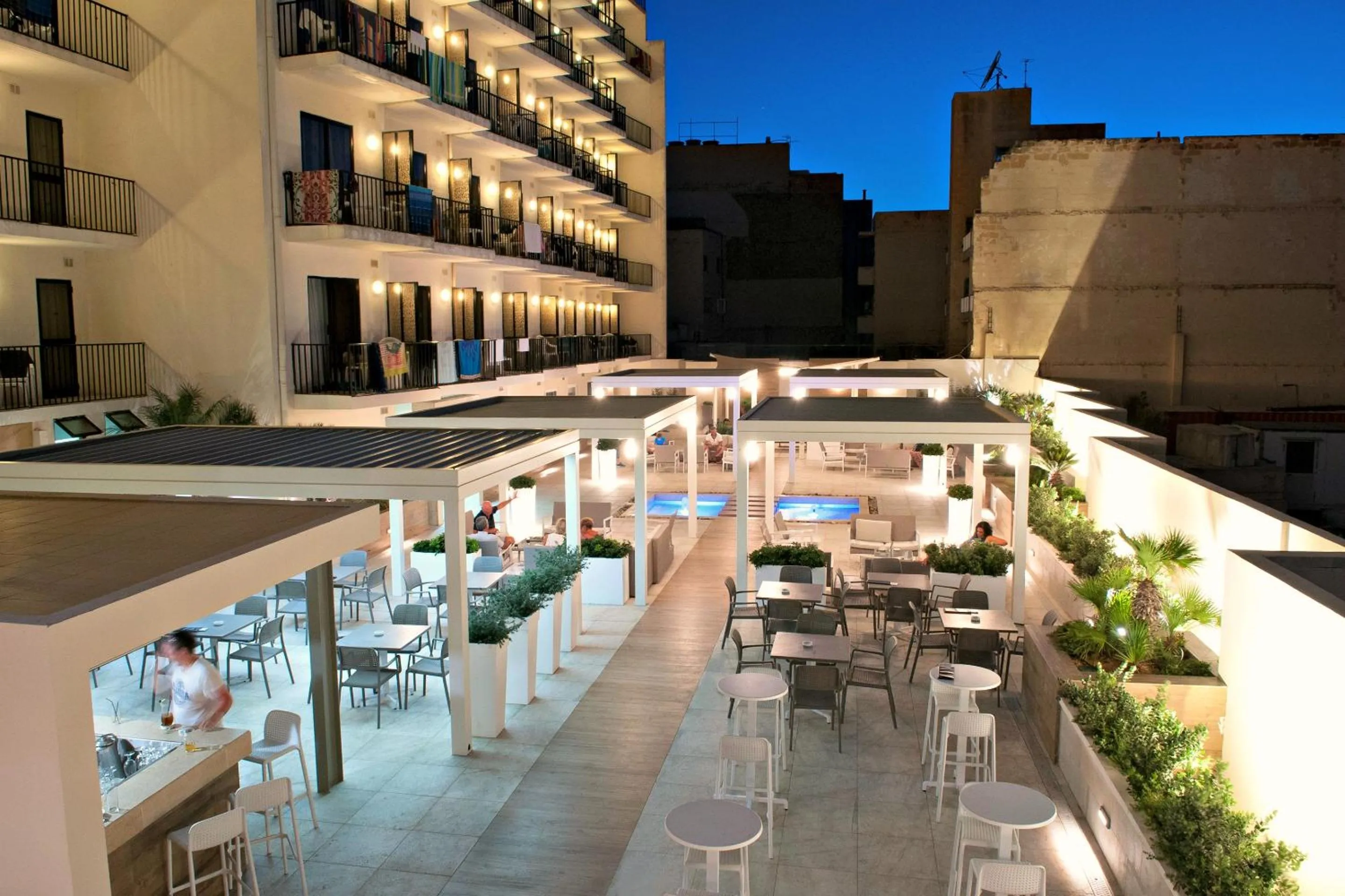 Garden in Hotel Santana