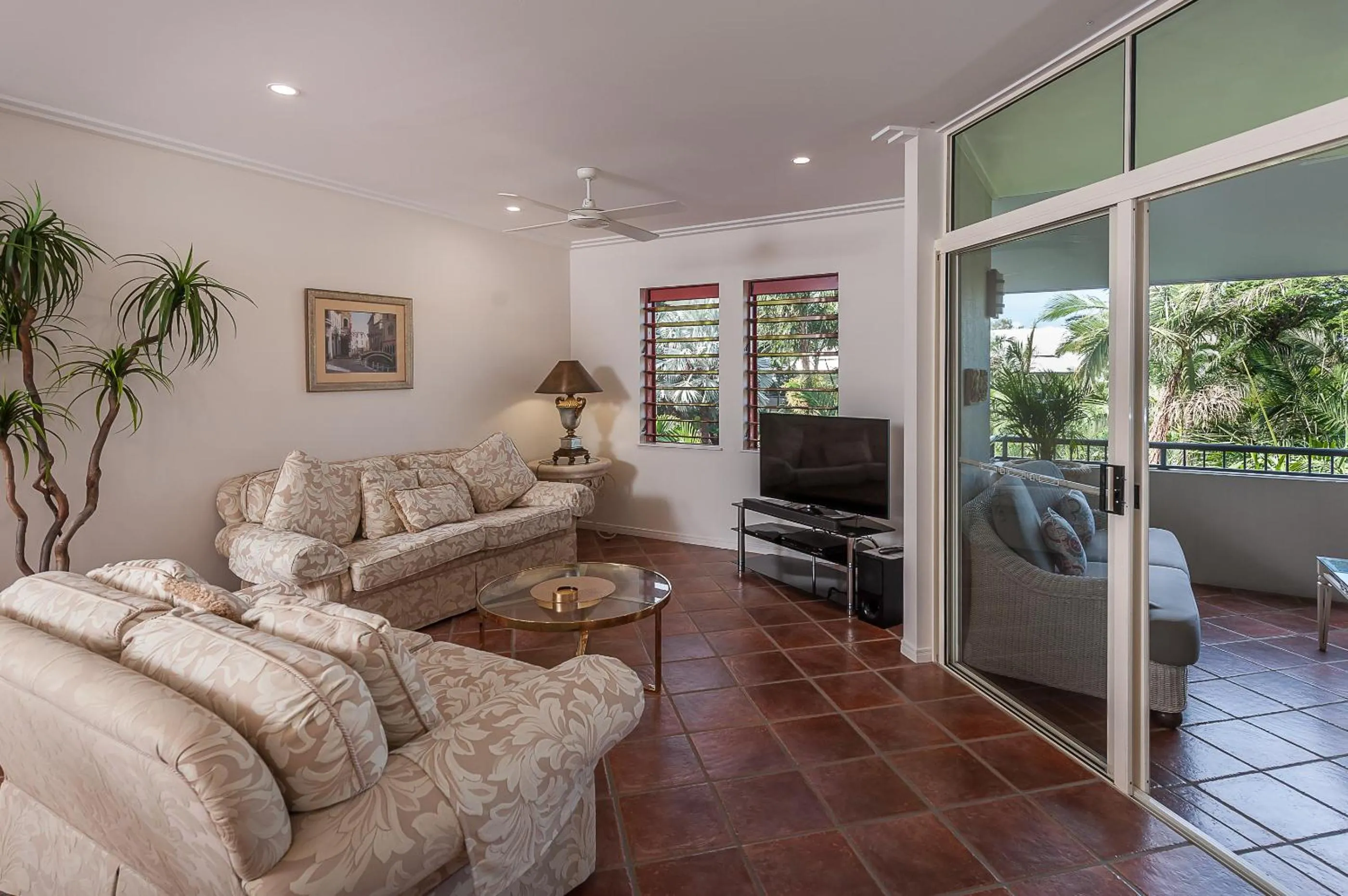 Living room in Oasis at Palm Cove