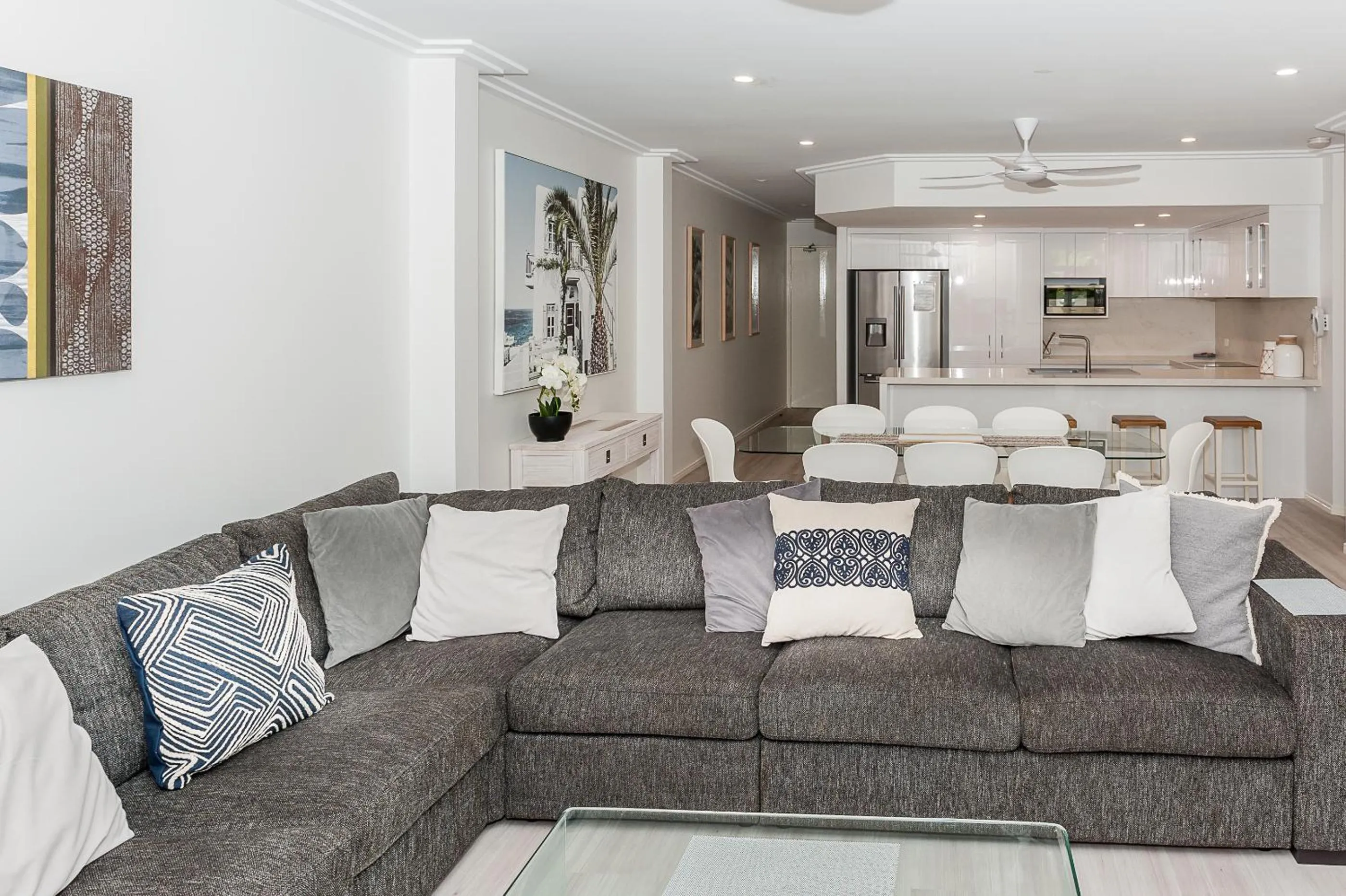 Living room in Oasis at Palm Cove