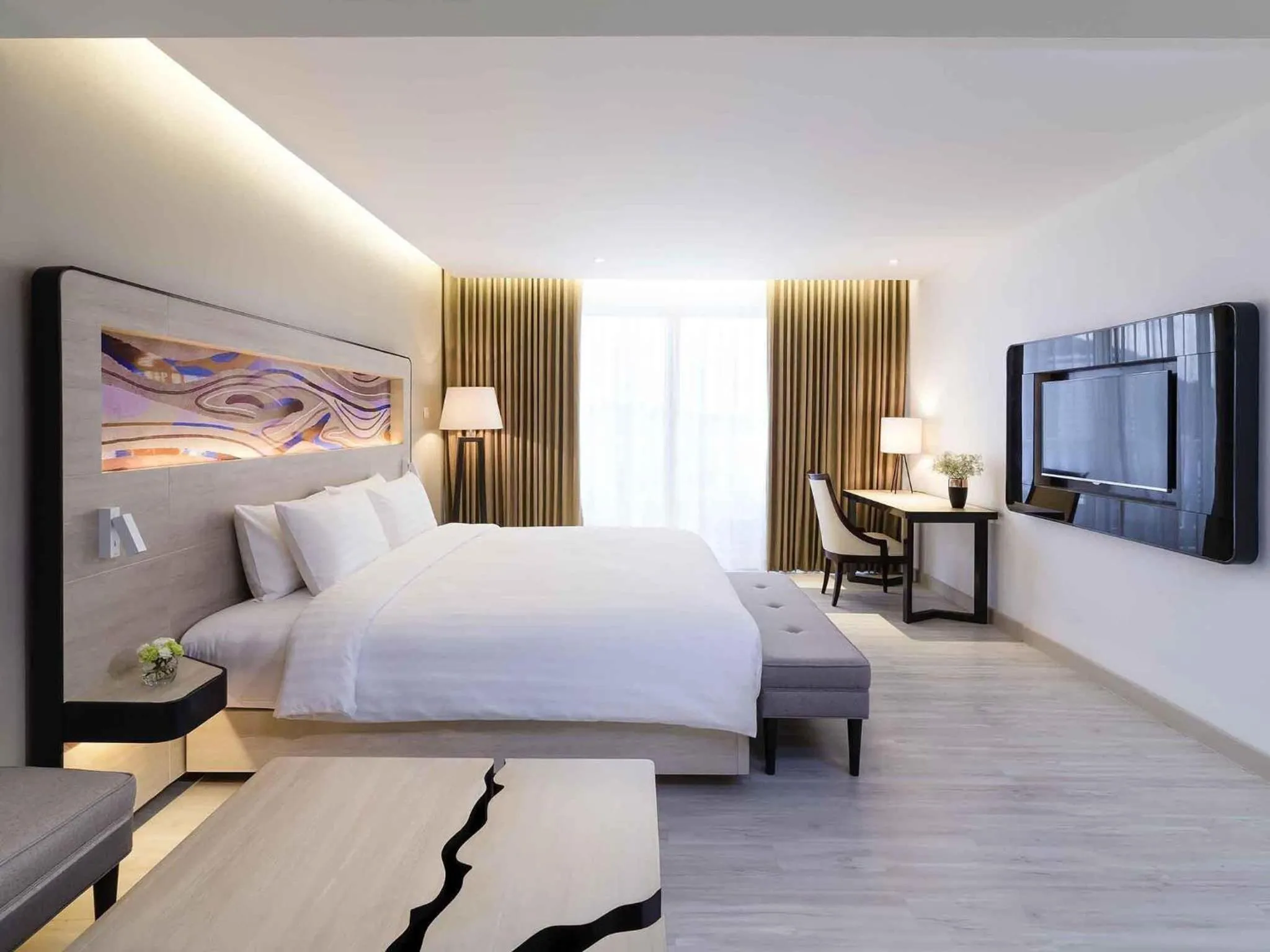 Bedroom, Bed in Novotel Phuket City Phokeethra