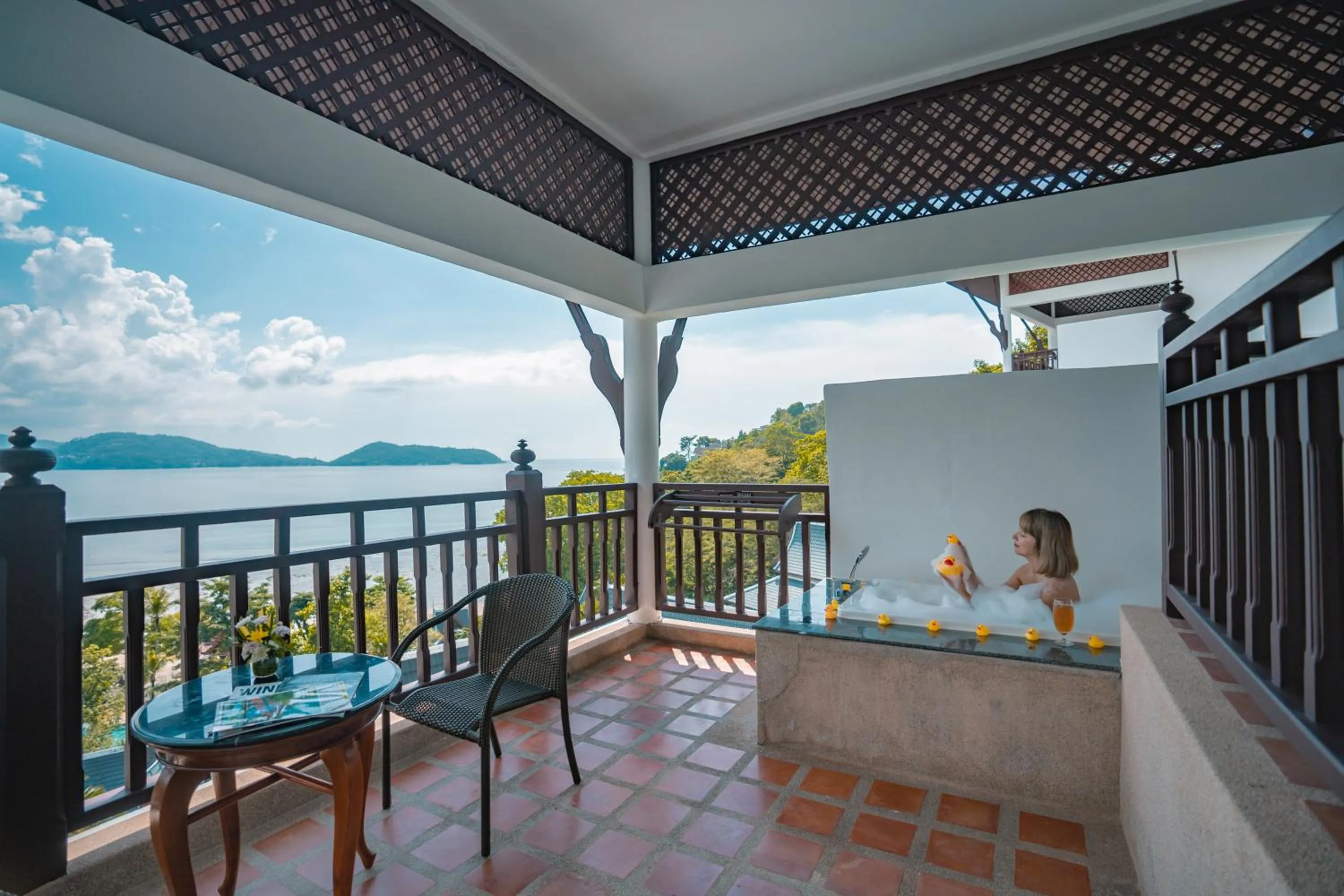 Balcony/Terrace in Thavorn Beach Village Resort & Spa Phuket