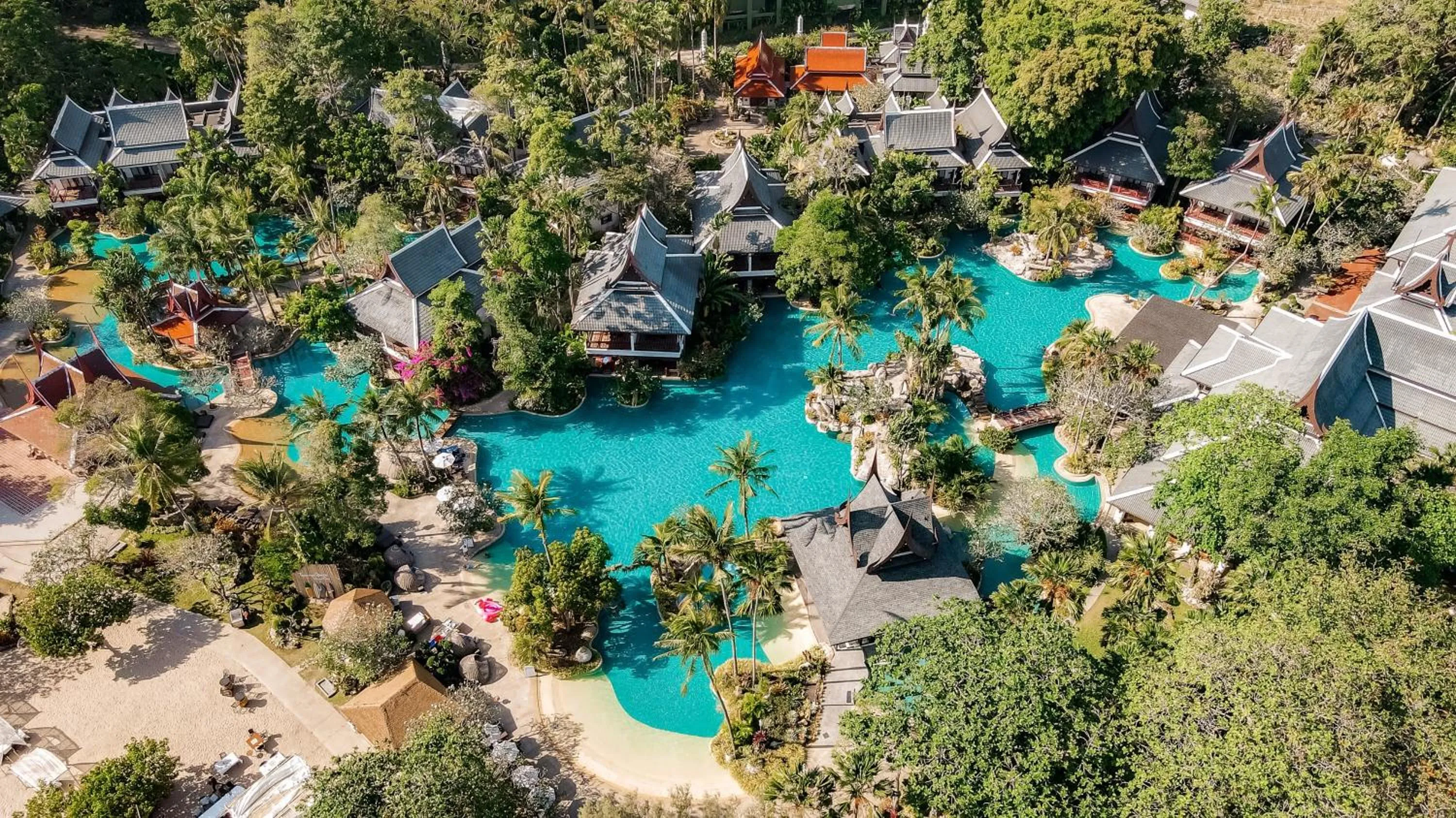 Bird's eye view in Thavorn Beach Village Resort & Spa Phuket