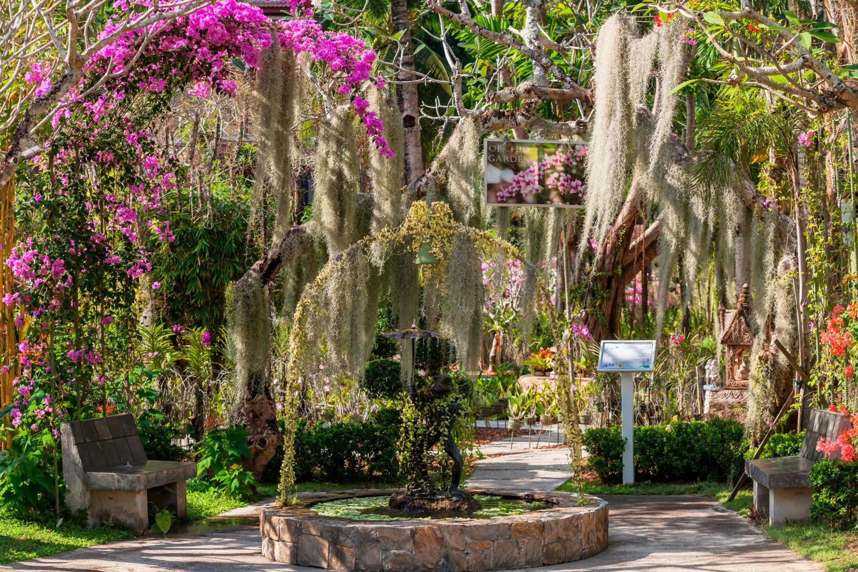 Garden in Thavorn Beach Village Resort & Spa Phuket