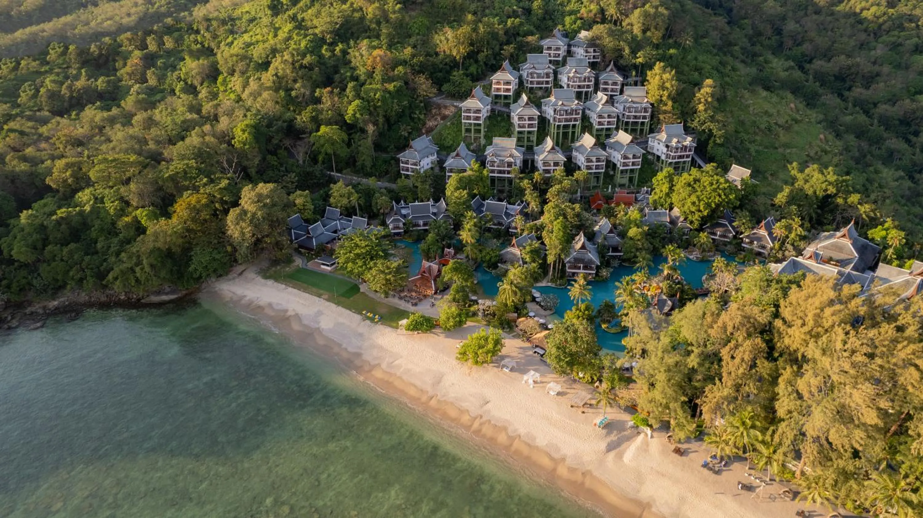 Property building in Thavorn Beach Village Resort & Spa Phuket