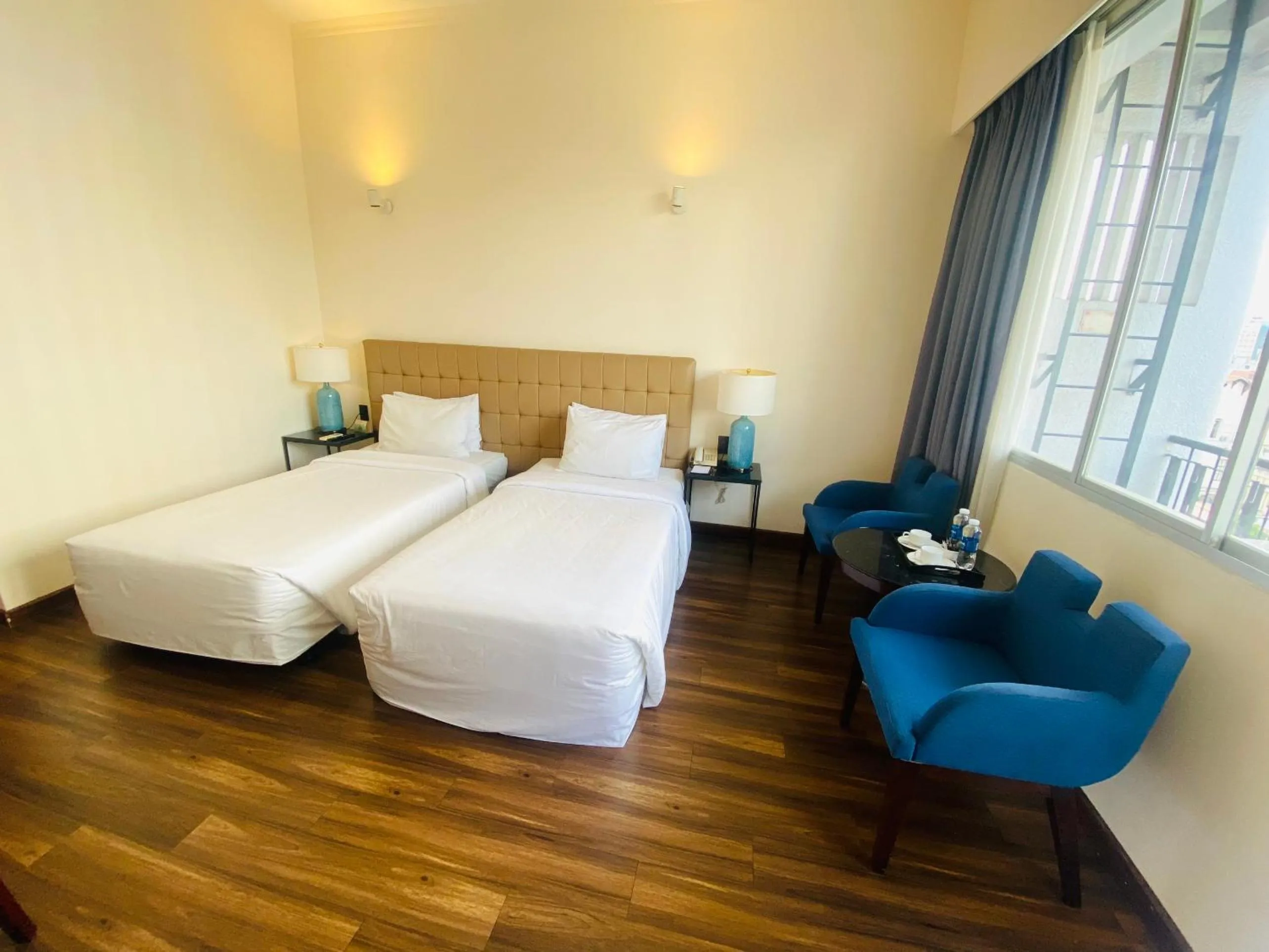 Bed in Liberty 2 Hotel