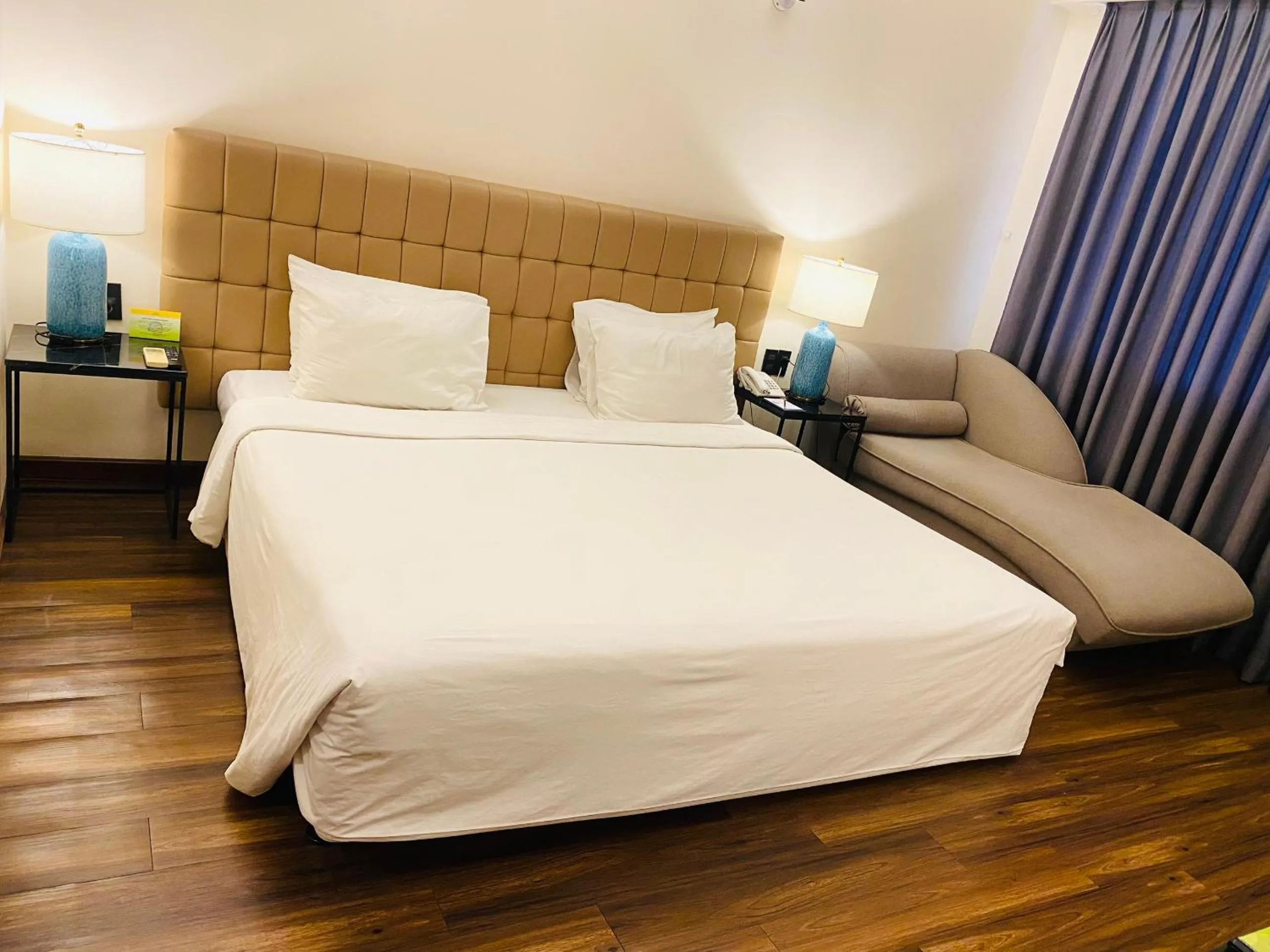 Bed in Liberty 2 Hotel