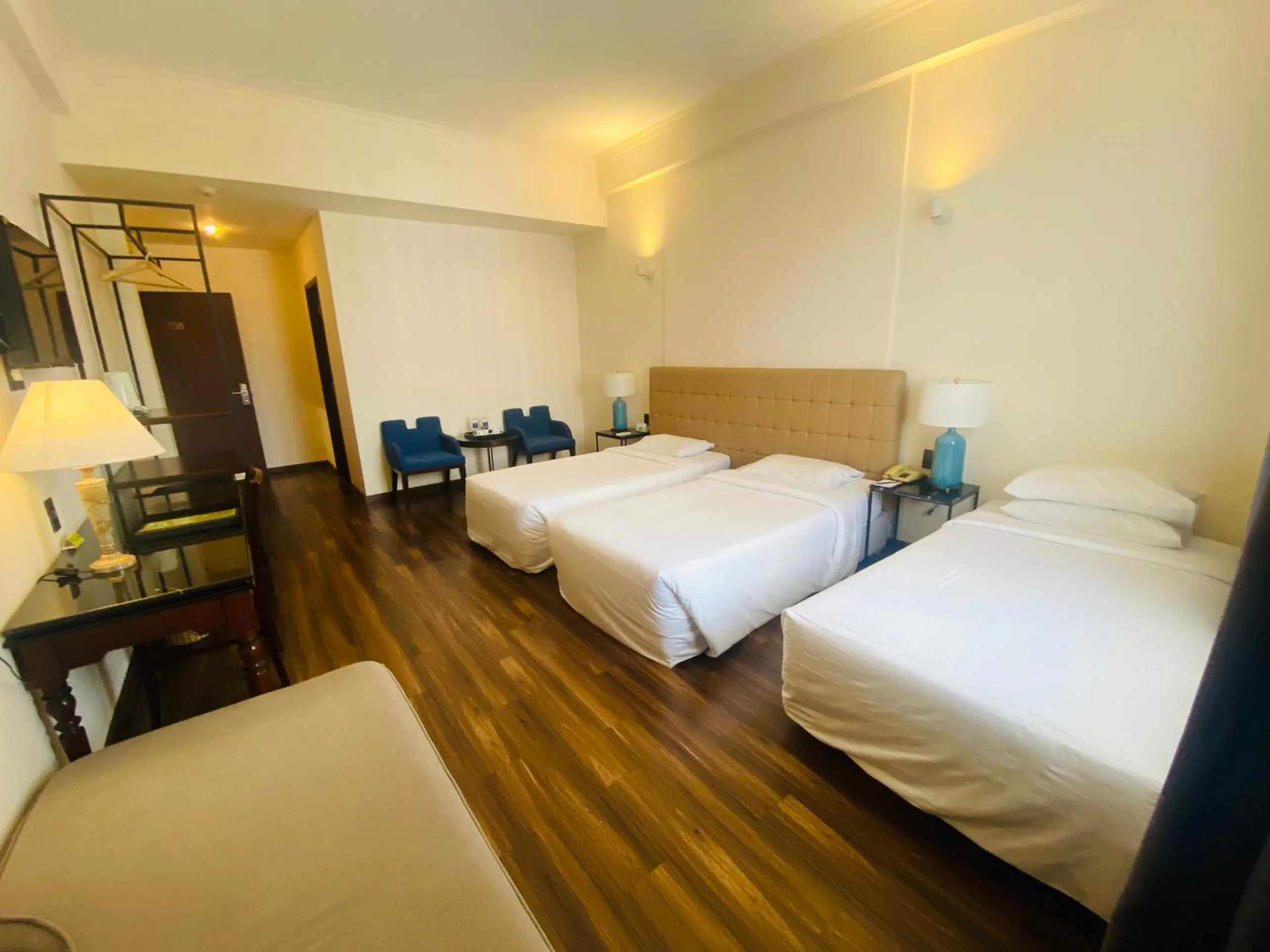 Bed in Liberty 2 Hotel