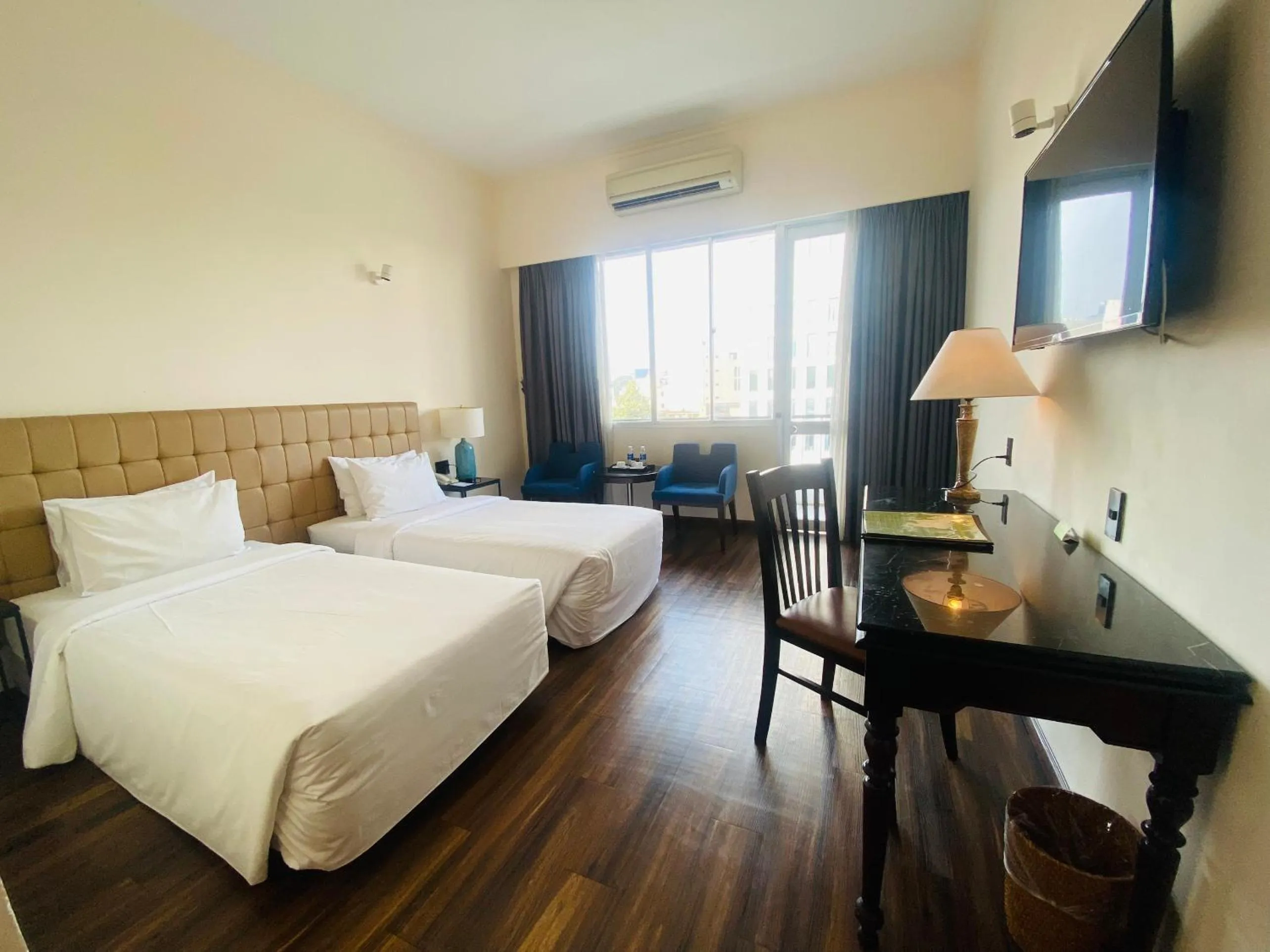 Bed in Liberty 2 Hotel