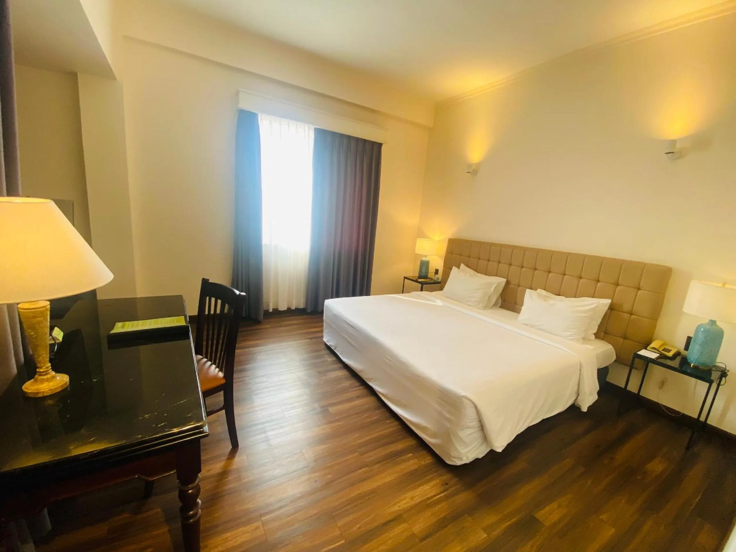 Bed in Liberty 2 Hotel