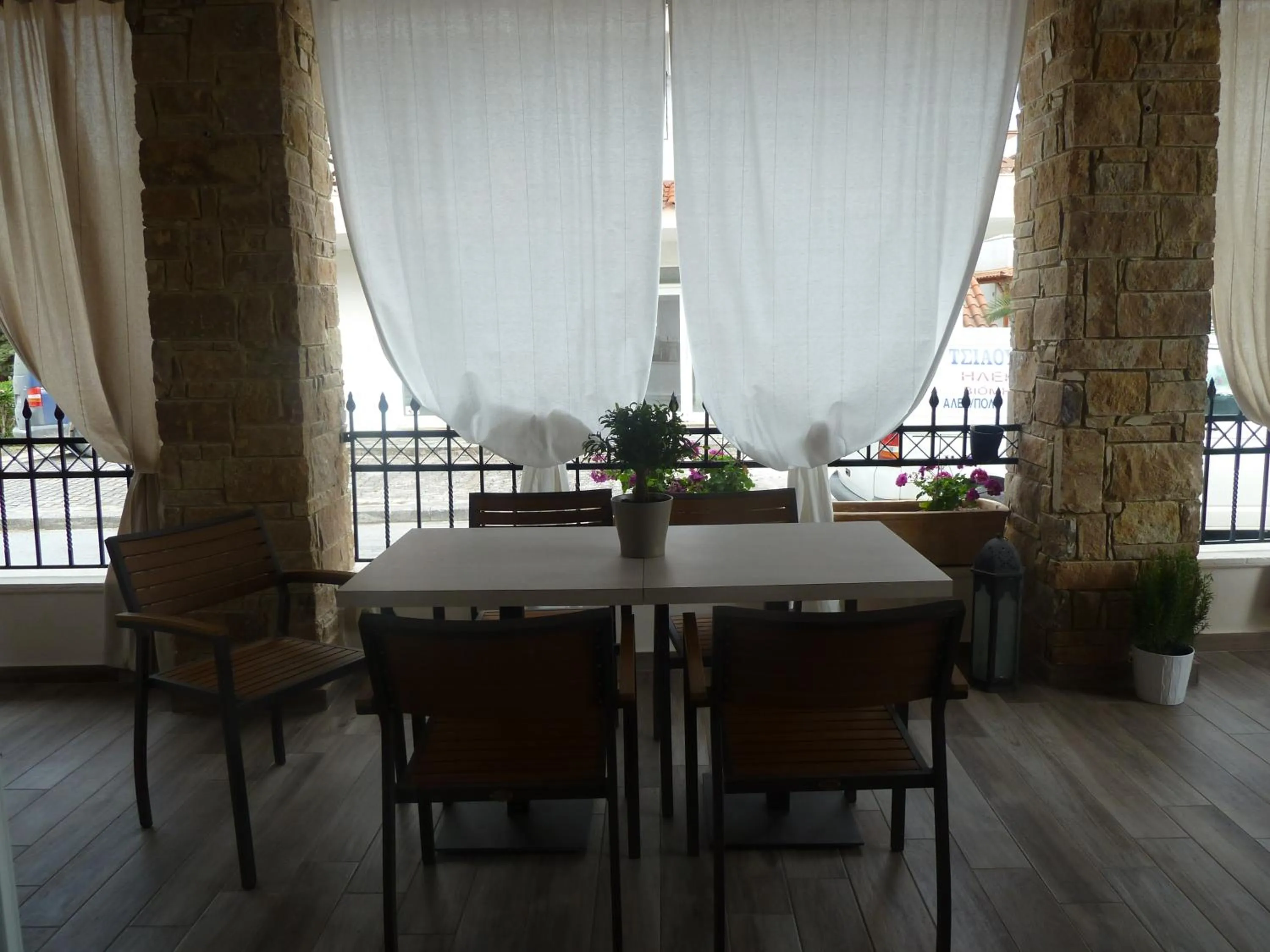 Decorative detail in Evridiki Hotel