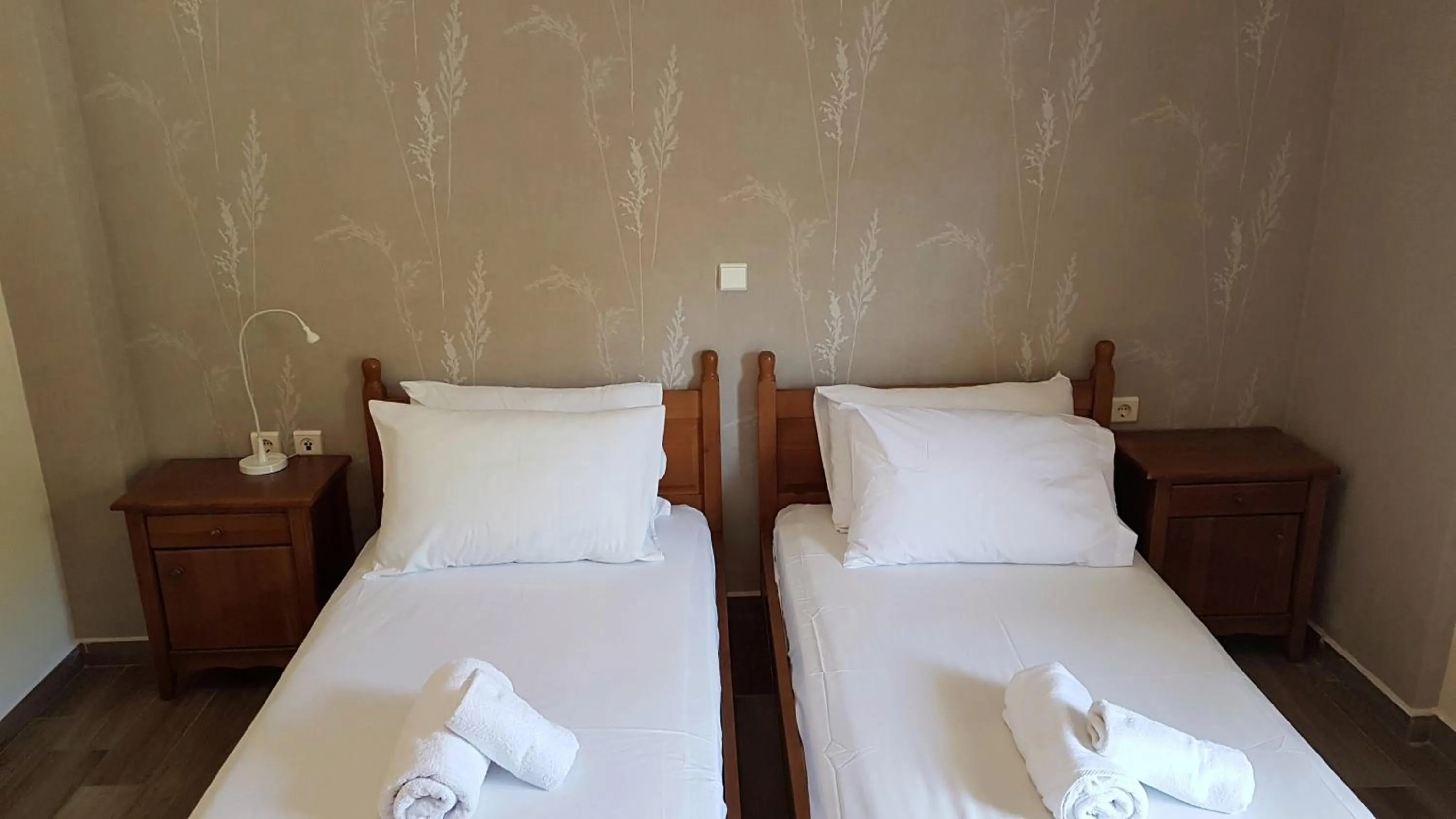 Bed in Evridiki Hotel