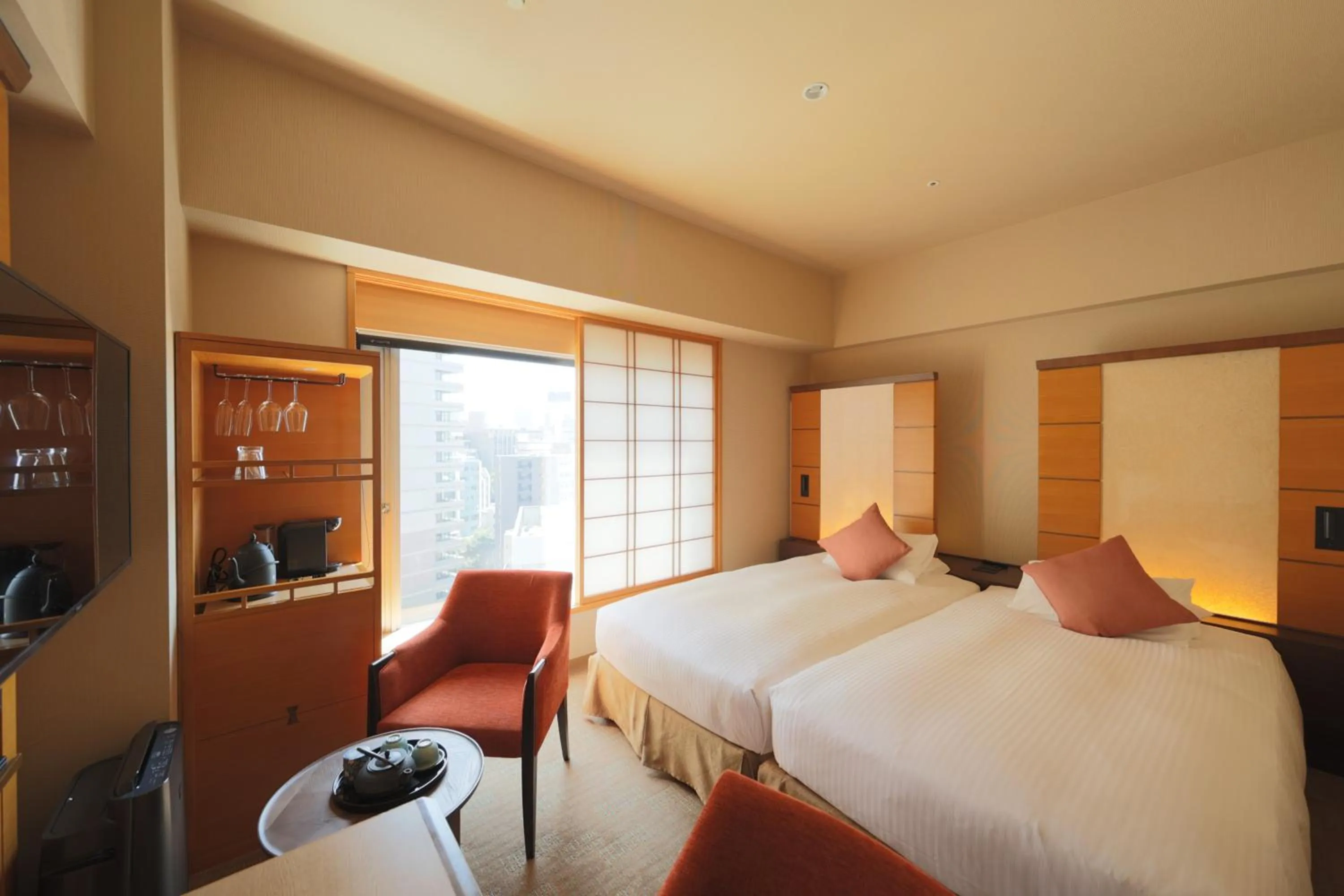 Photo of the whole room, Bed in Hotel Niwa Tokyo
