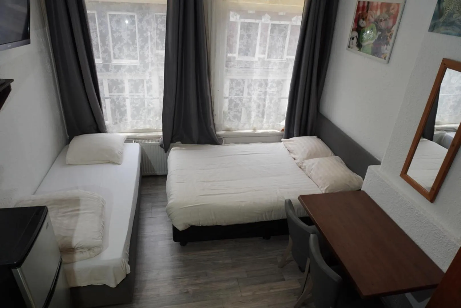 Bed in Hotel Schroder