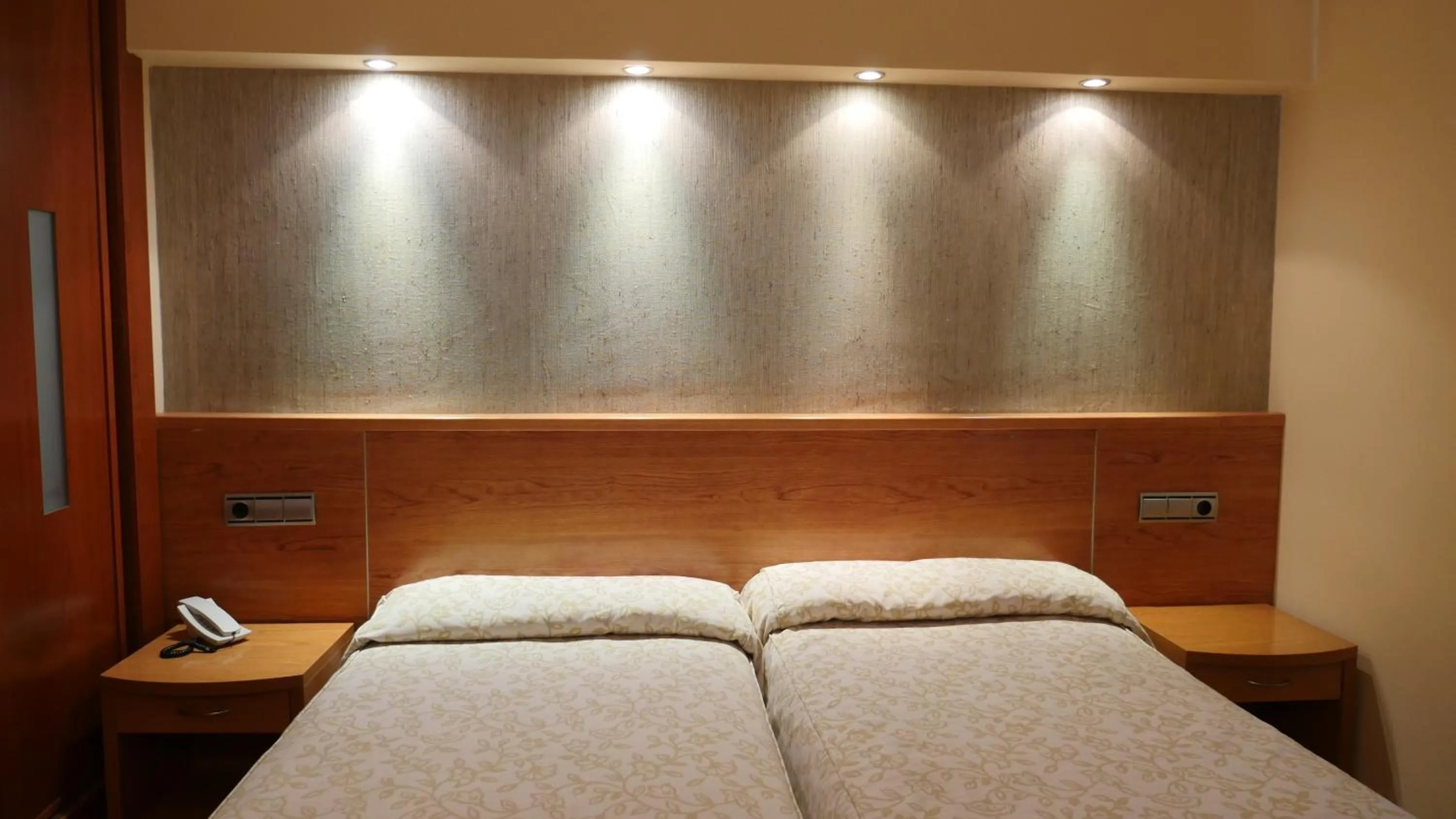 Bed in Hotel Rusadir