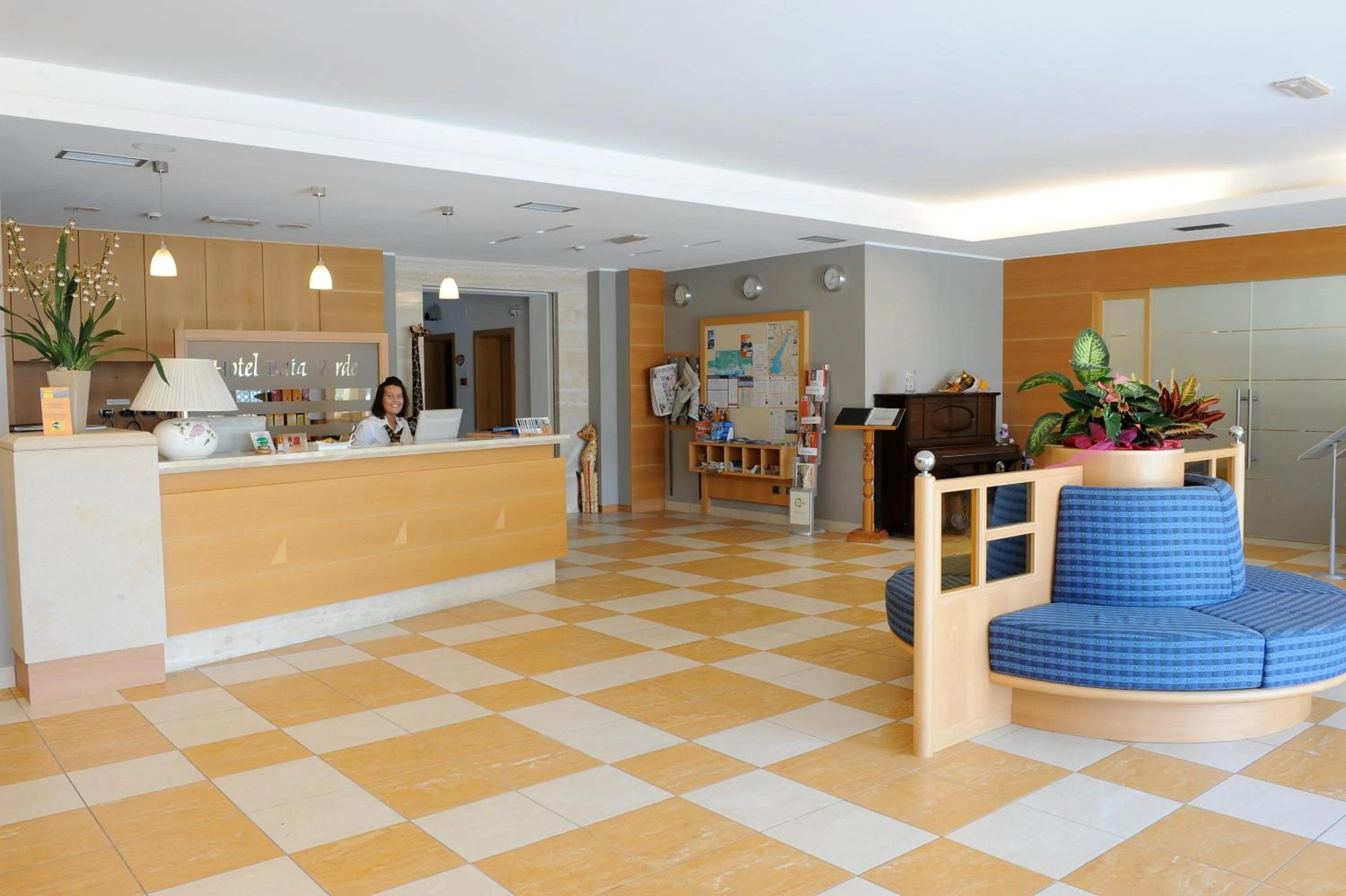 Lobby or reception in Hotel Baia Verde