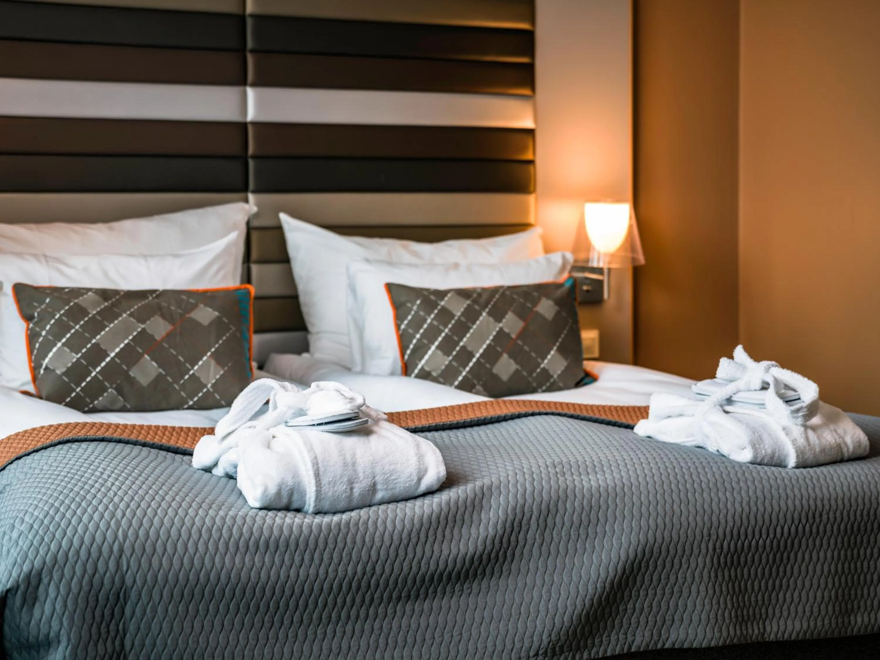 Bed in Quality Hotel 33