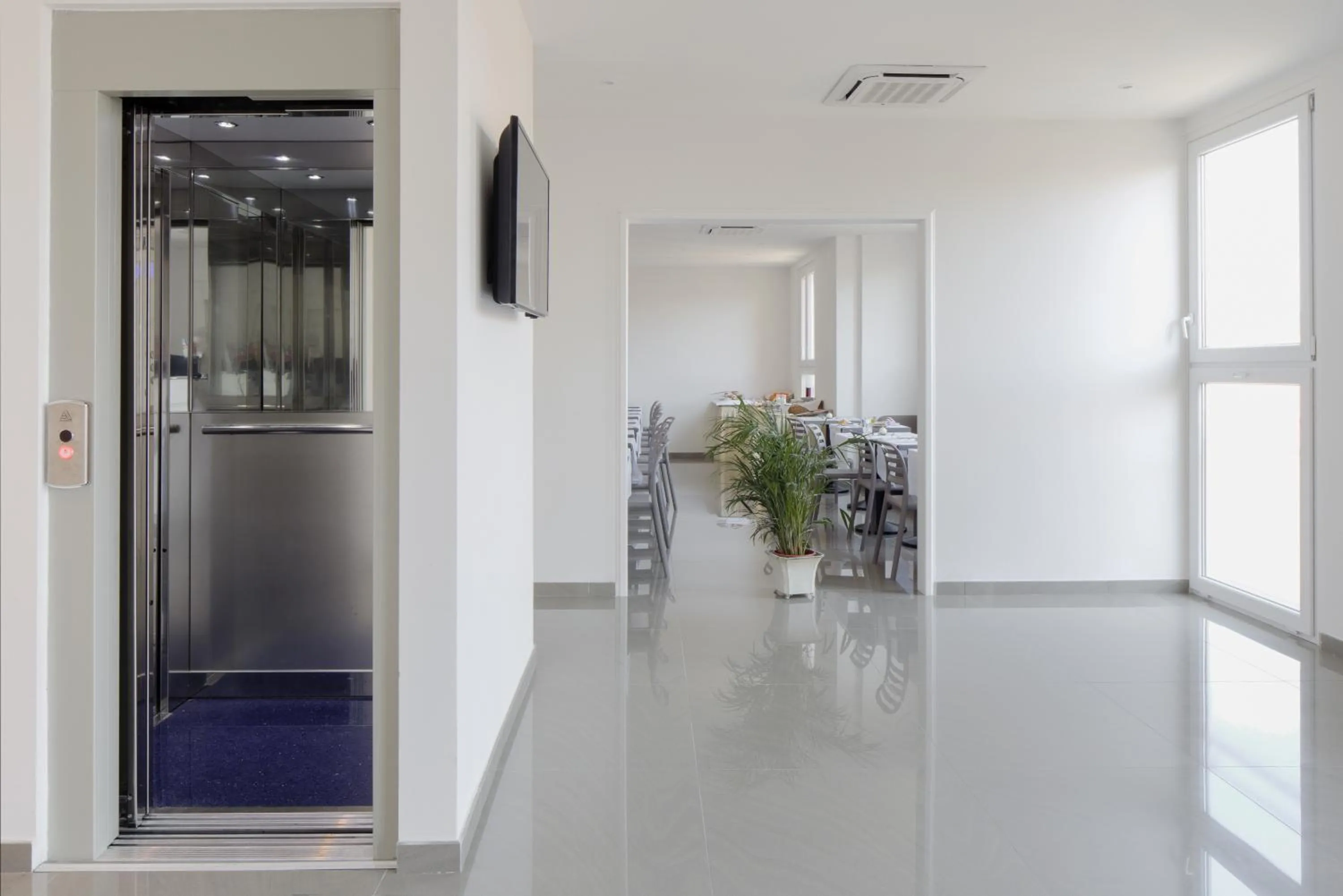 Lobby or reception in Hotel Cantoria