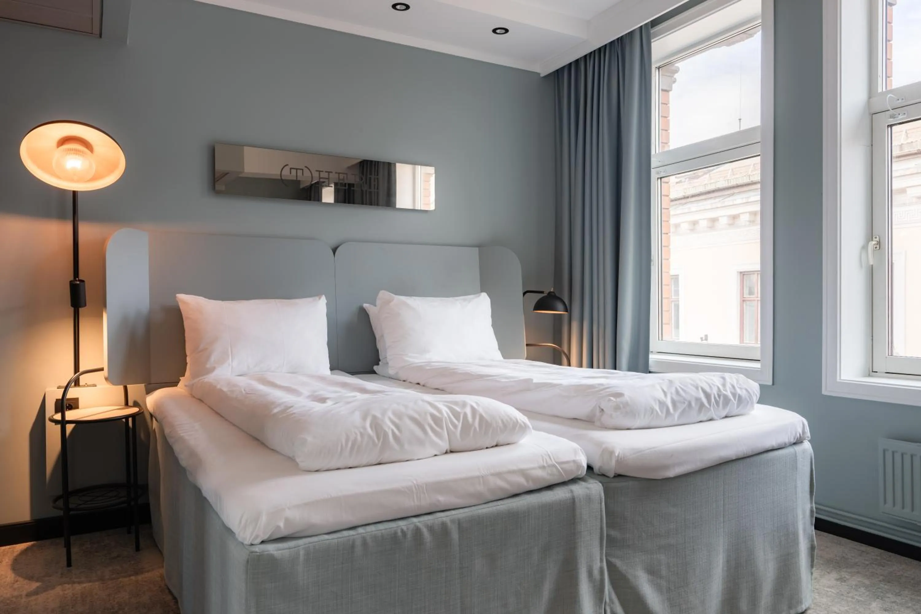 Bed in Scandic Oslo City