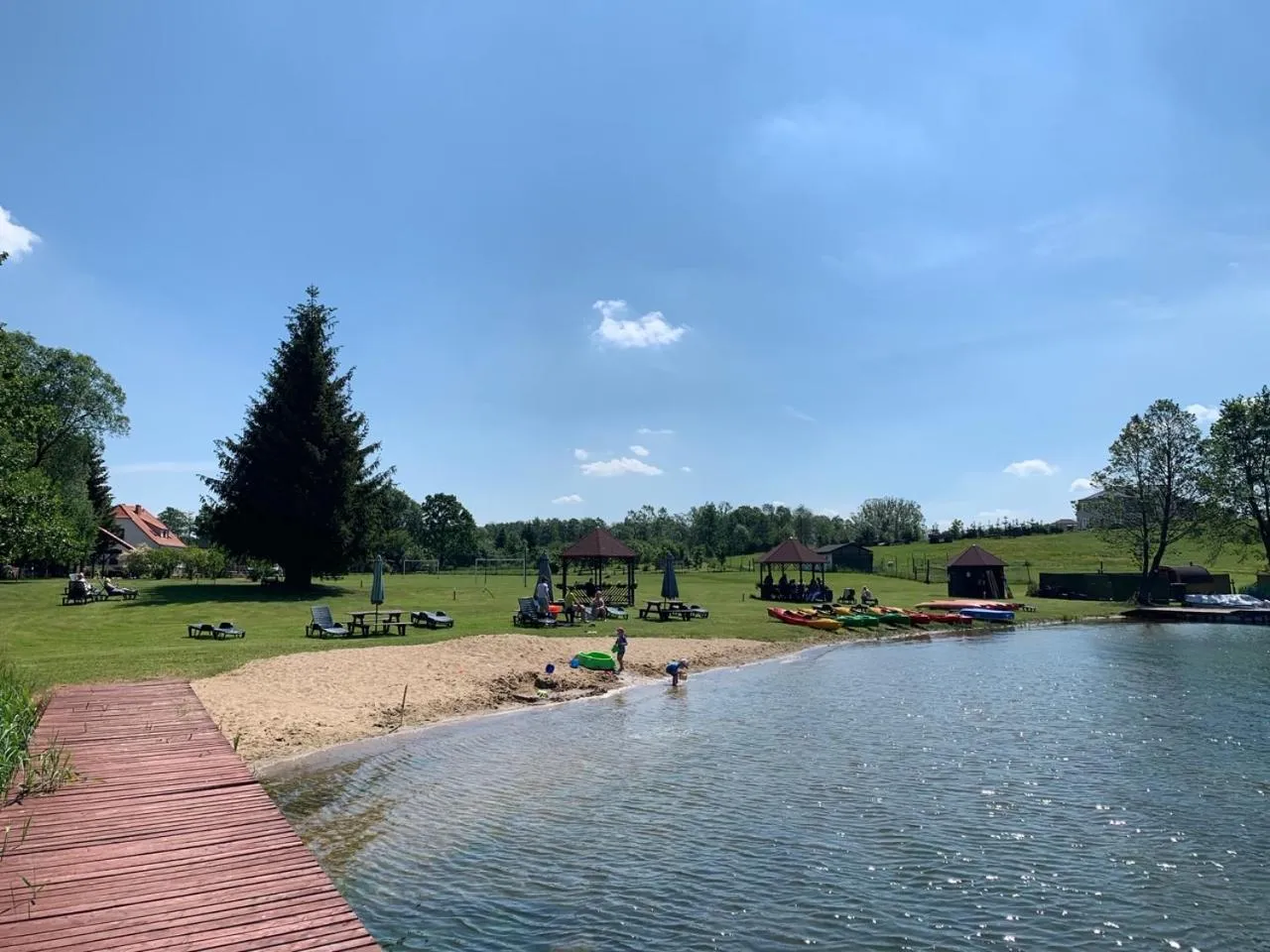 Lake view in Folwark Na Półwyspie