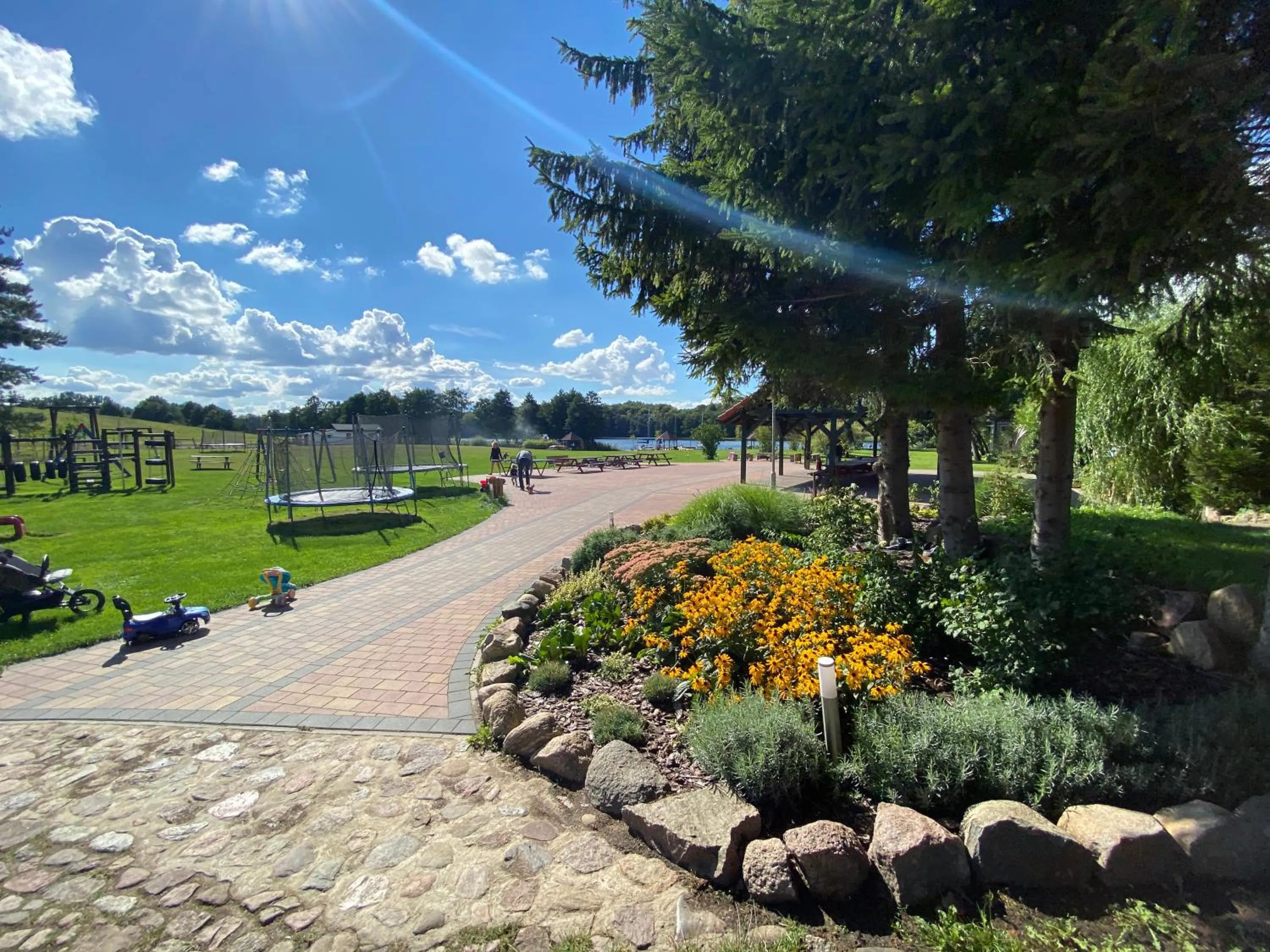 Children play ground in Folwark Na Półwyspie