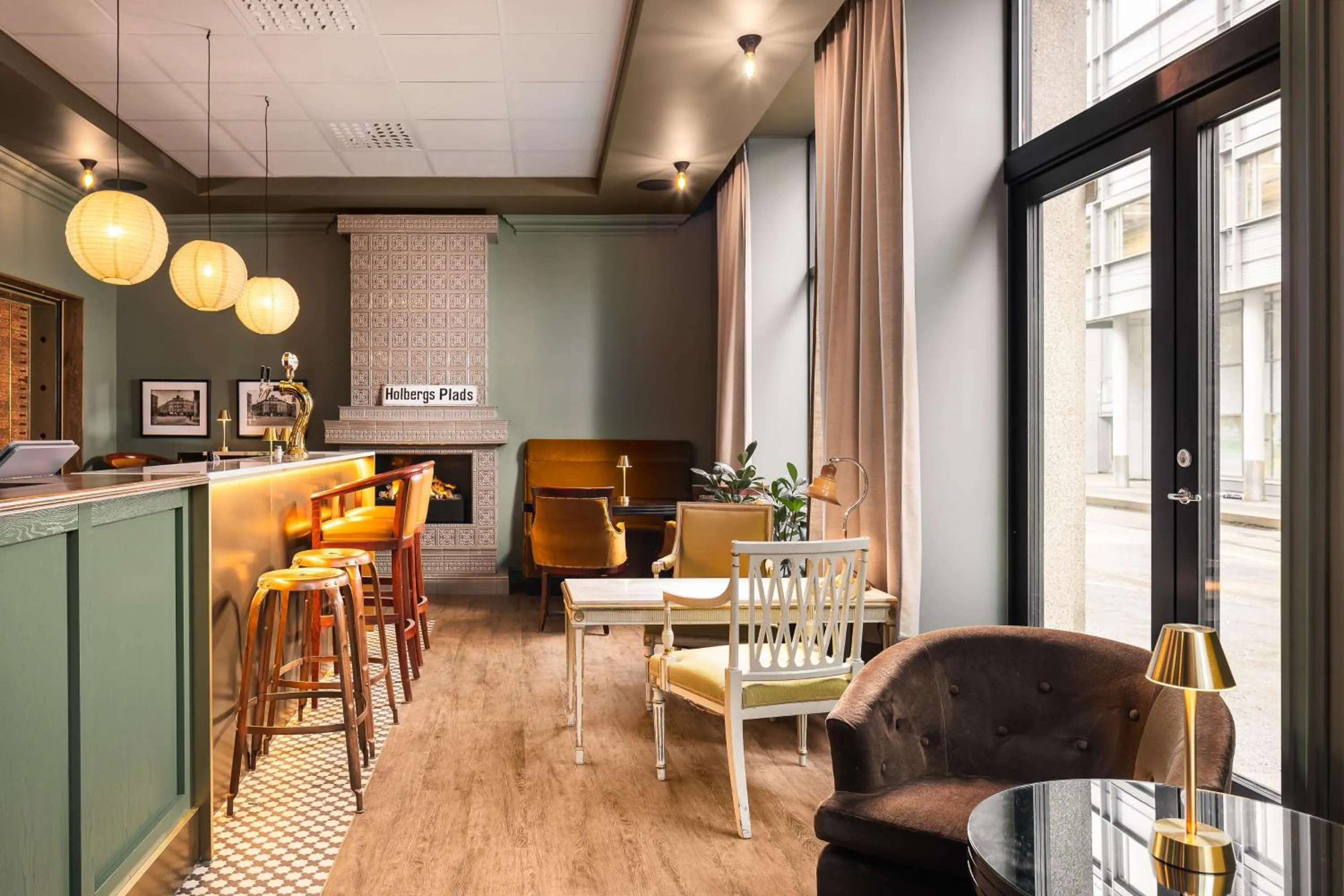 Lobby or reception in Scandic Holberg