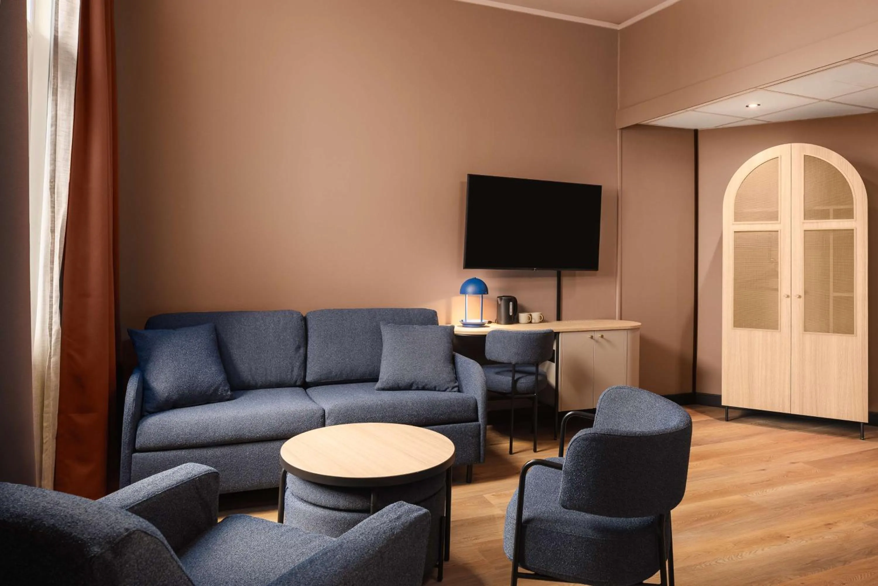 Bedroom in Scandic Holberg