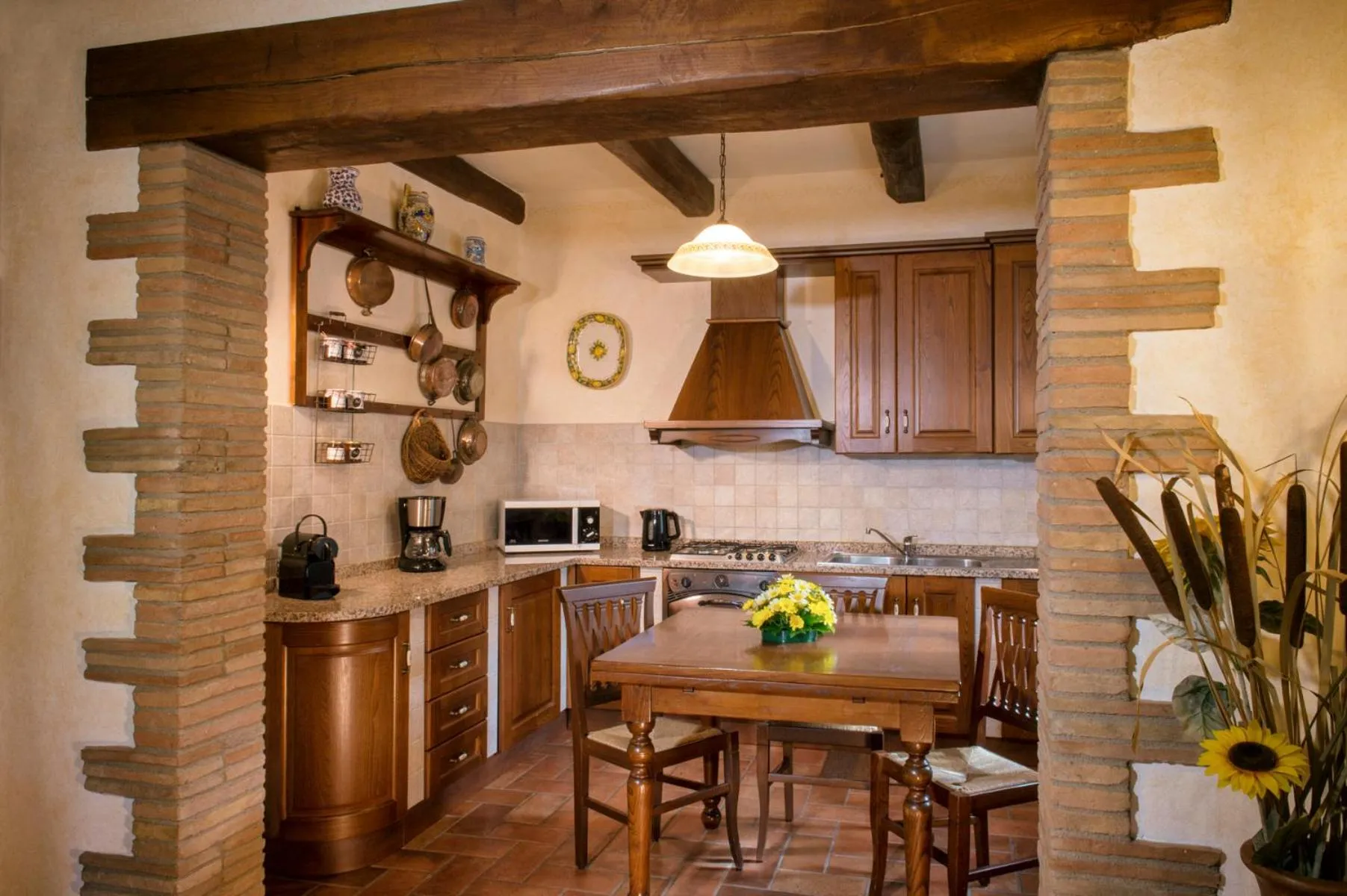 Kitchen or kitchenette in Rocca Di Pierle, Agriturismo di Charme - Cortona
