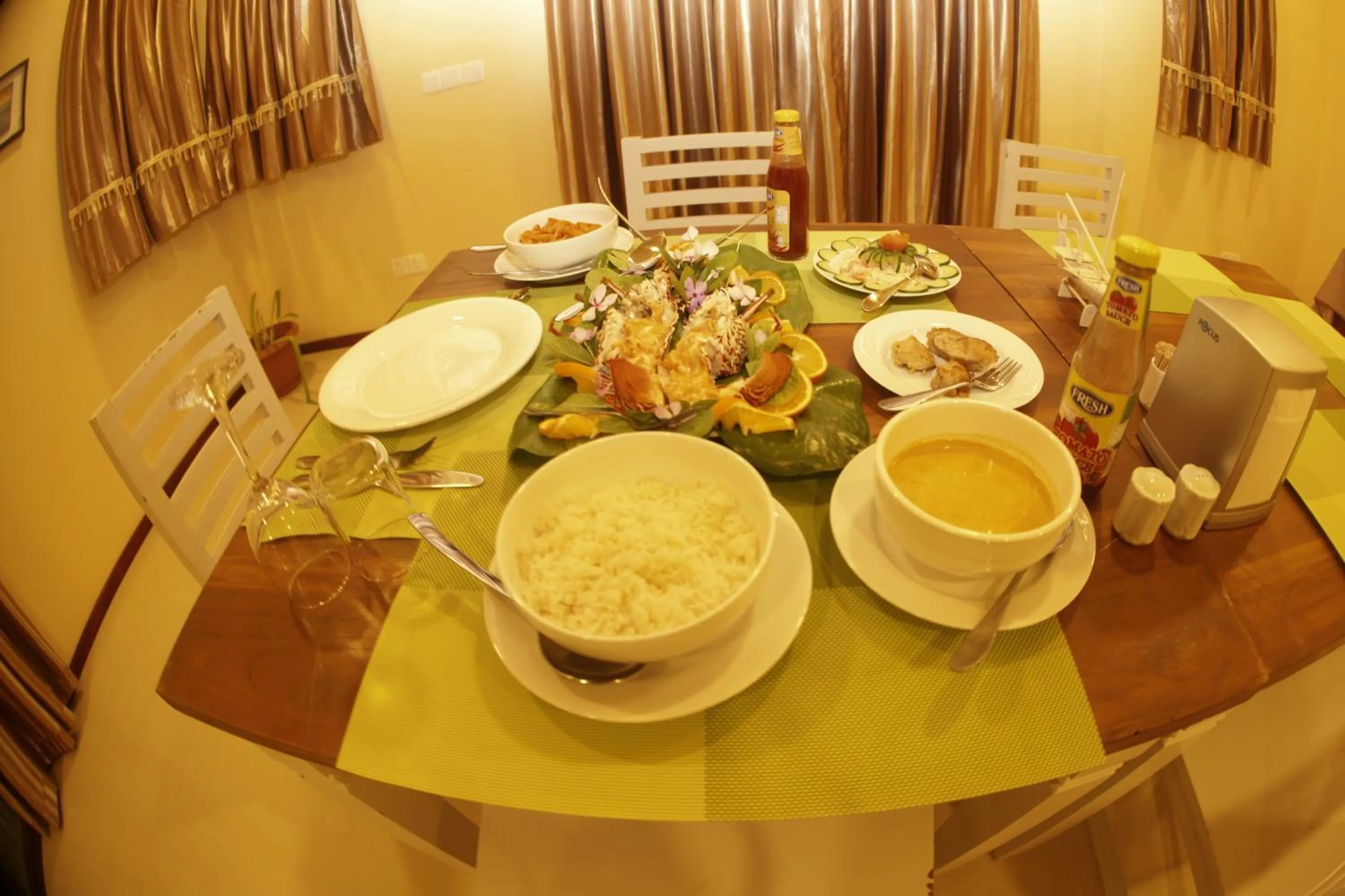 Food close-up in Annama Lodge and Dive
