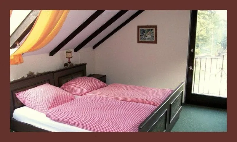 Bed in Hotel-Restaurant Johanniskreuz