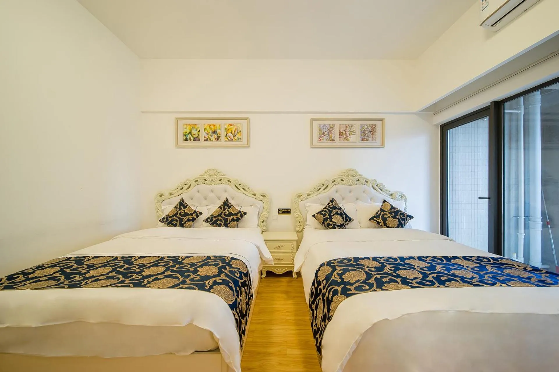 Bed in Guangzhou Laiste ApartHotel Science City Greenland Central Plaza Branch - Free Shuttle Bus to Canton Fair Complex During Canton Fair Period