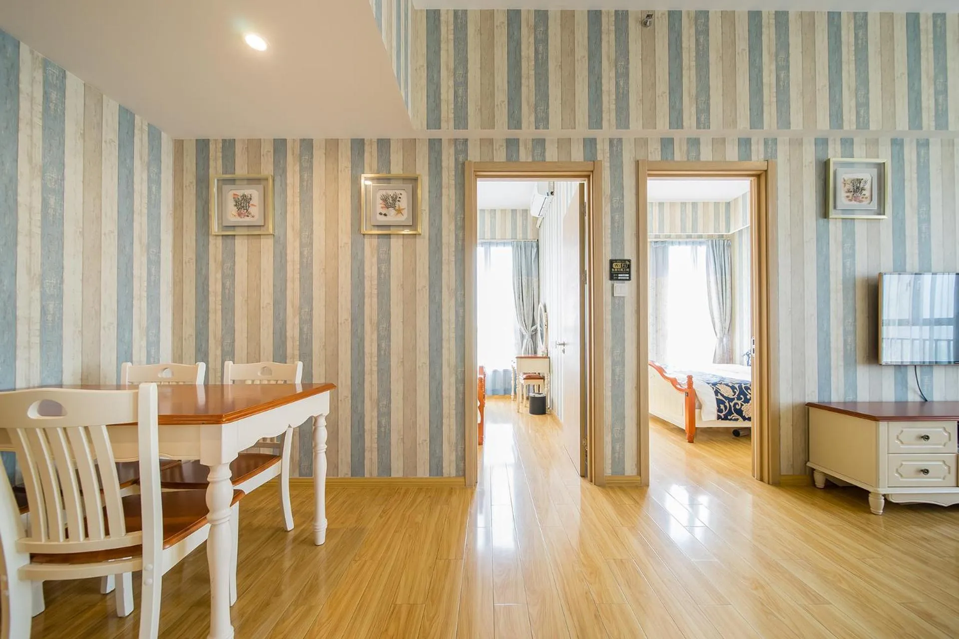 Living room in Guangzhou Laiste ApartHotel Science City Greenland Central Plaza Branch - Free Shuttle Bus to Canton Fair Complex During Canton Fair Period