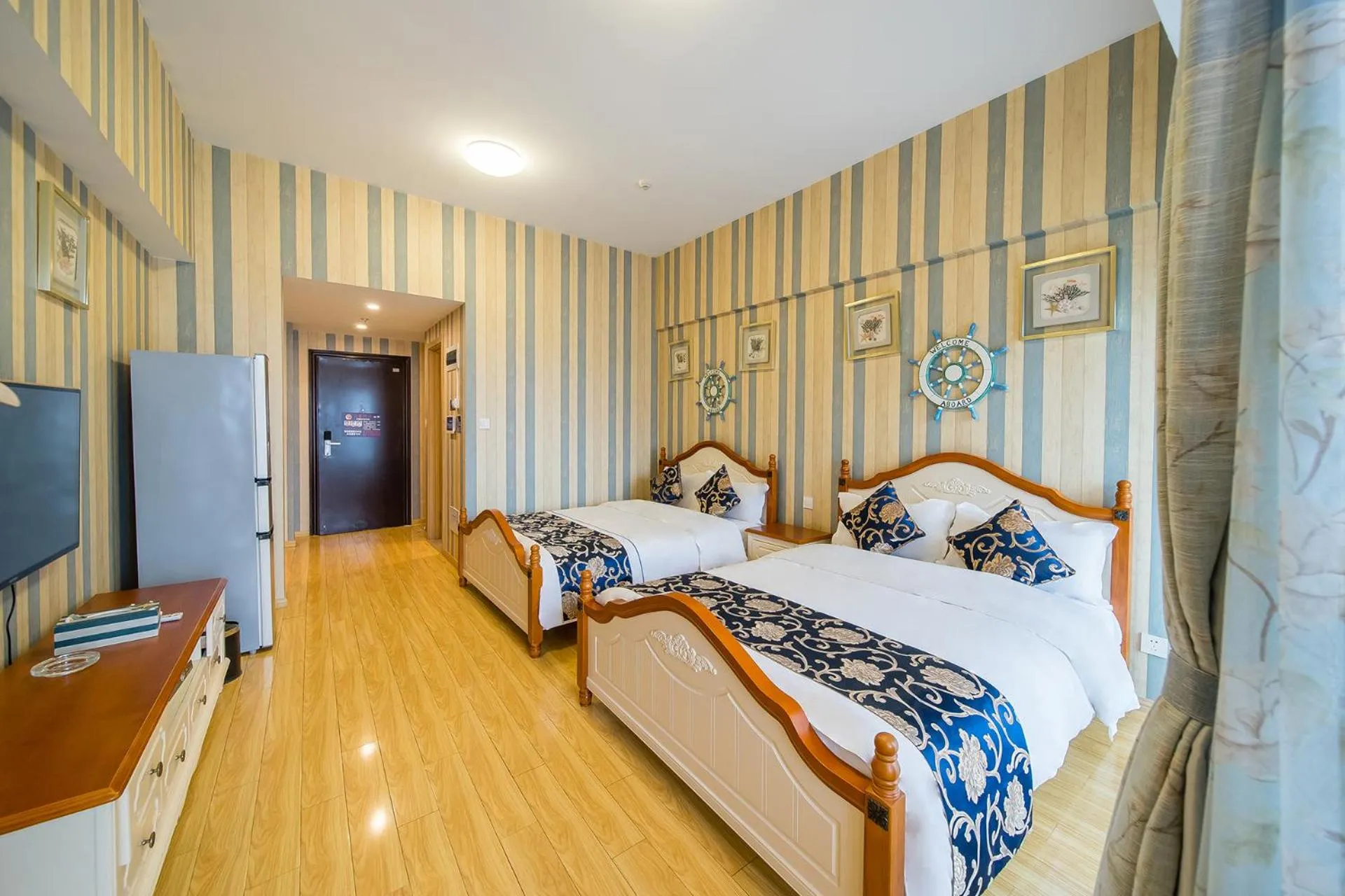 Bedroom, Bed in Guangzhou Laiste ApartHotel Science City Greenland Central Plaza Branch - Free Shuttle Bus to Canton Fair Complex During Canton Fair Period