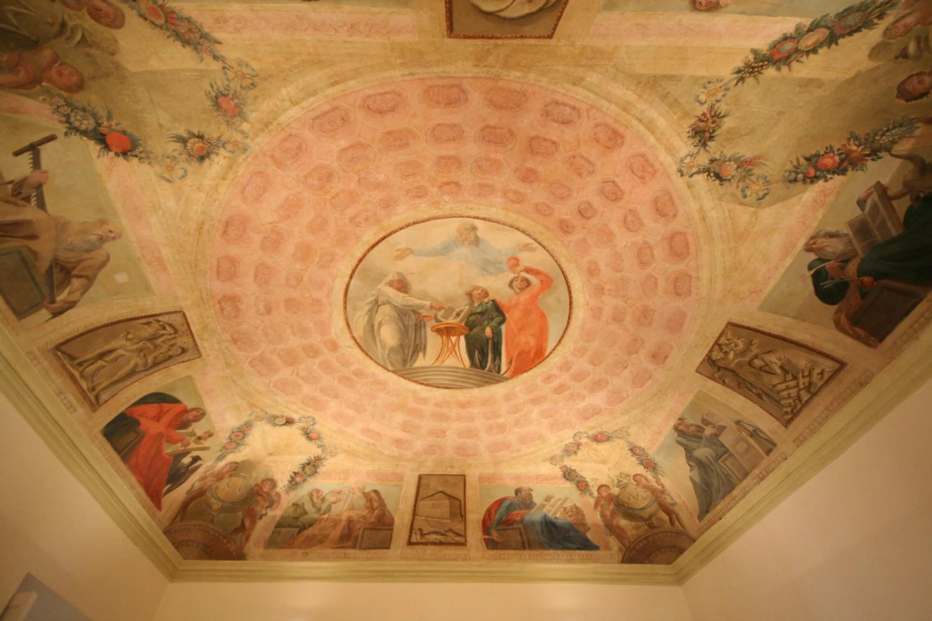 Decorative detail in Palazzo de' Vecchi