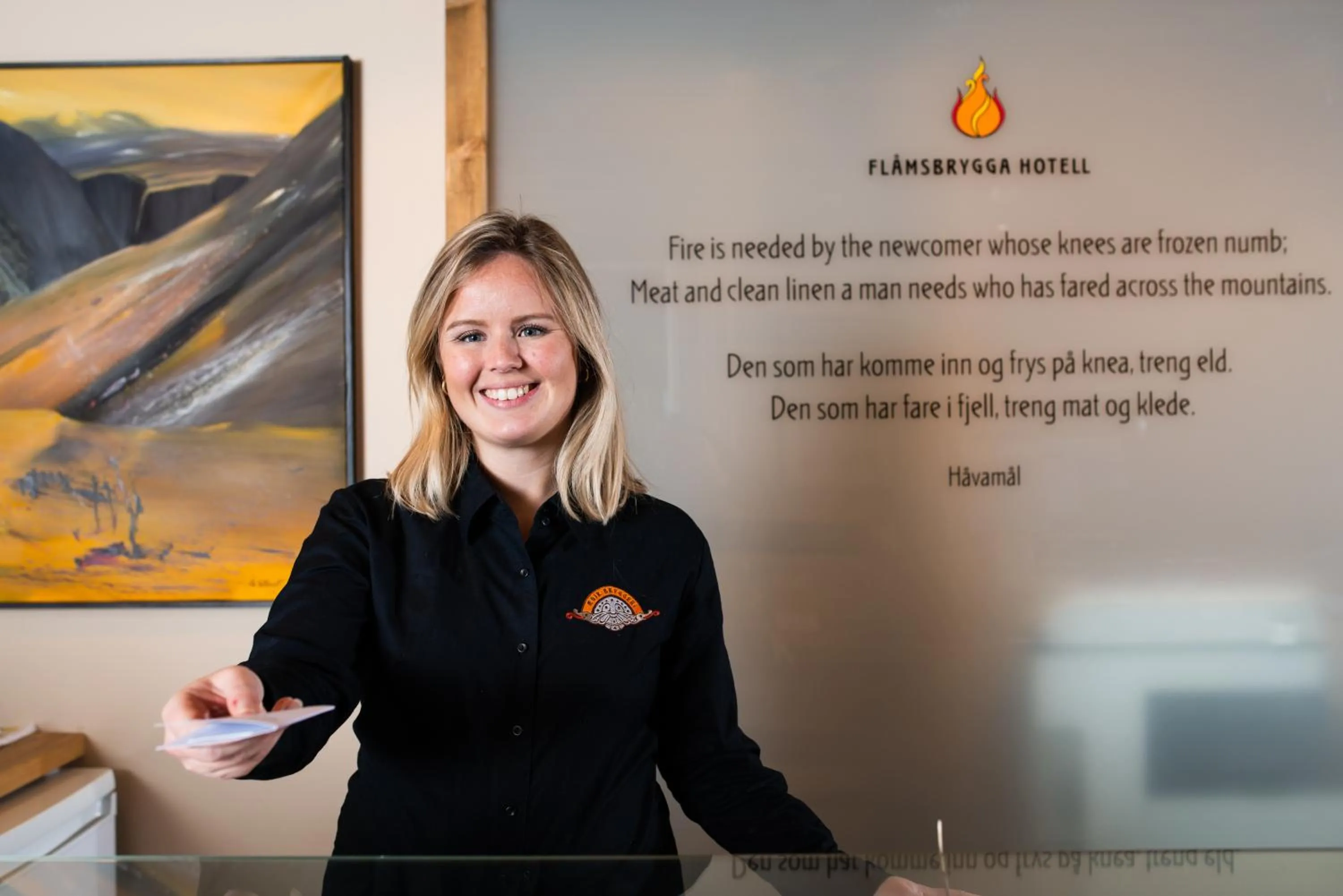 Staff in Flåmsbrygga Hotel