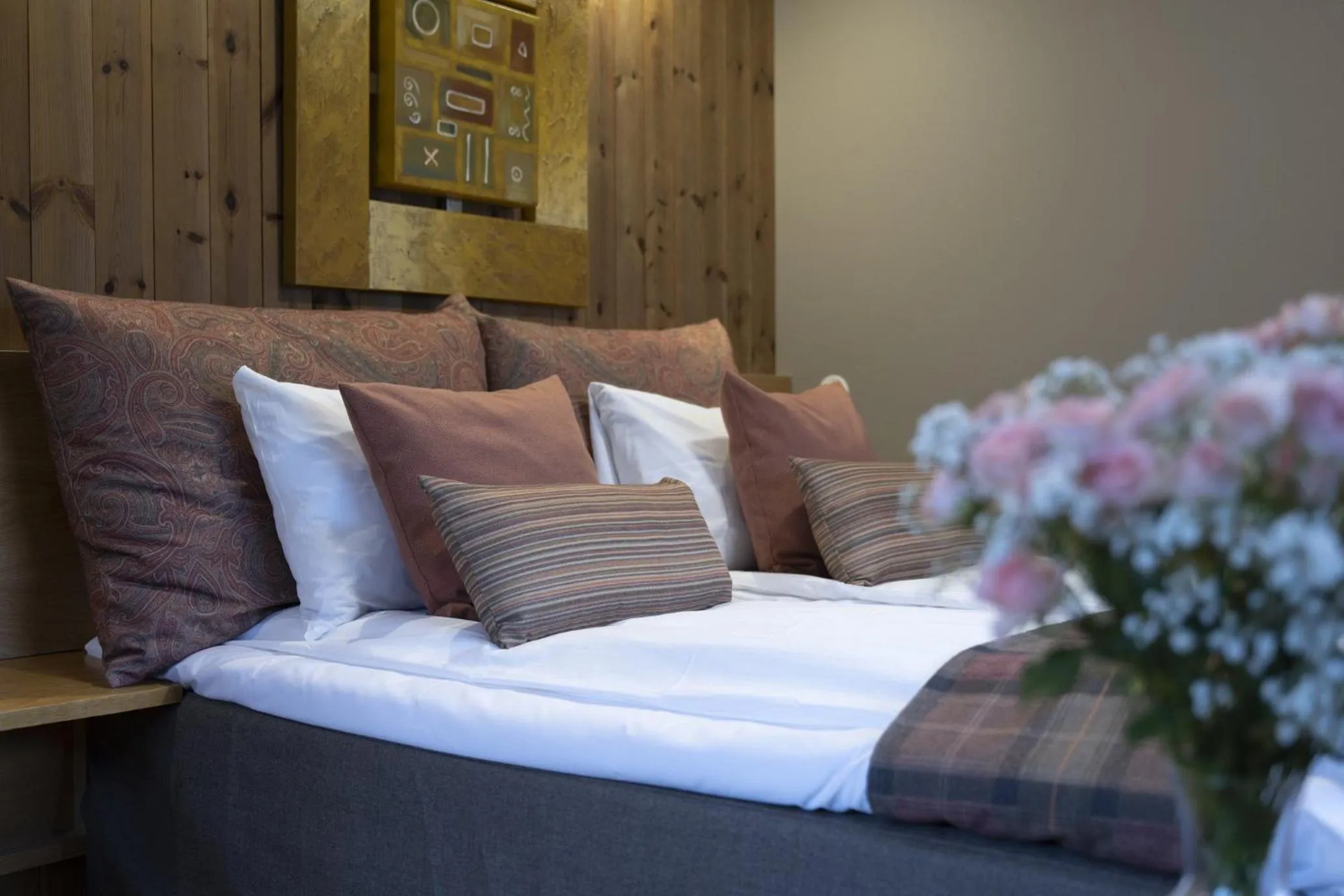 Bedroom, Bed in Flåmsbrygga Hotel