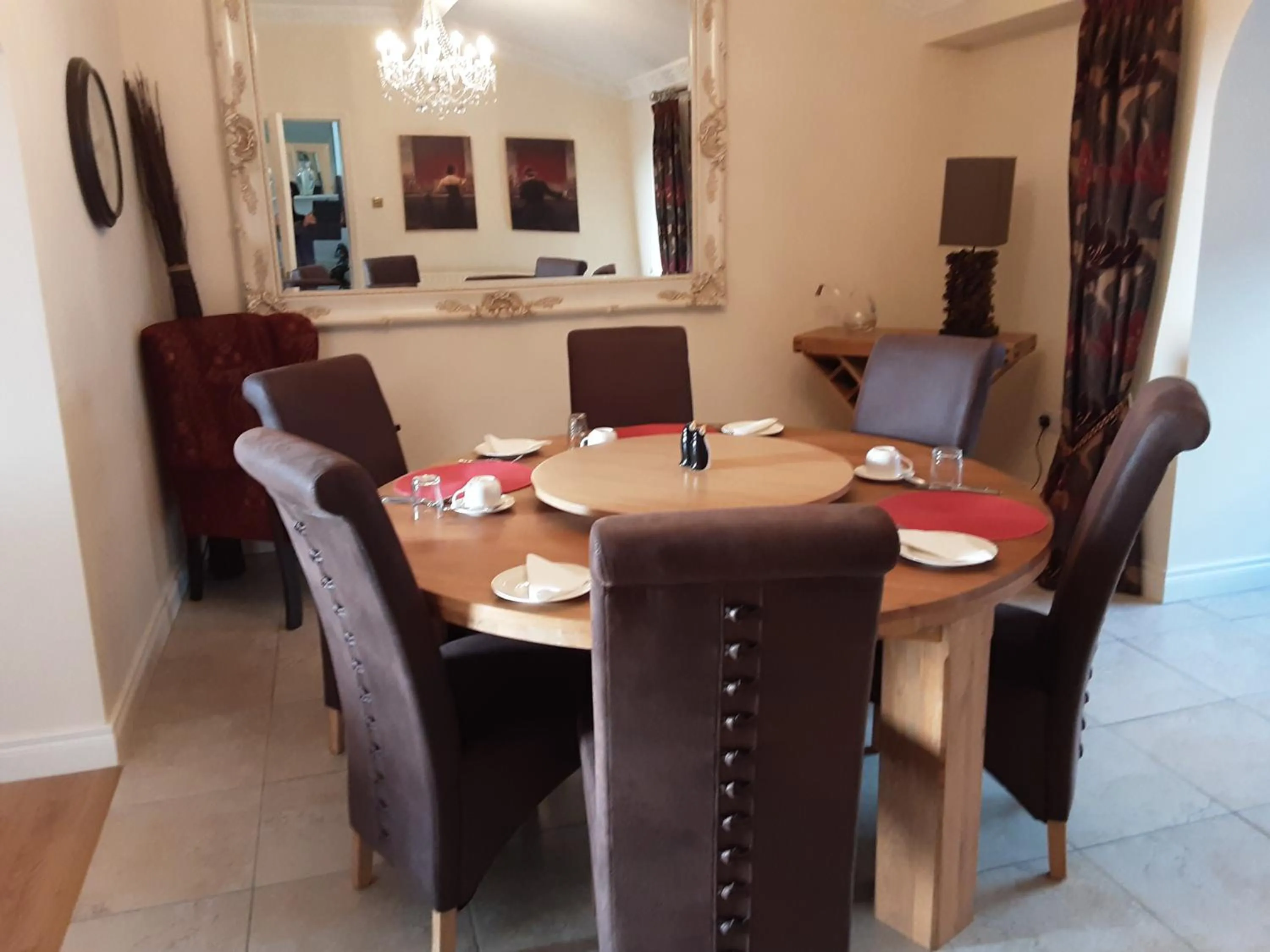Dining area in Greencastle B&B