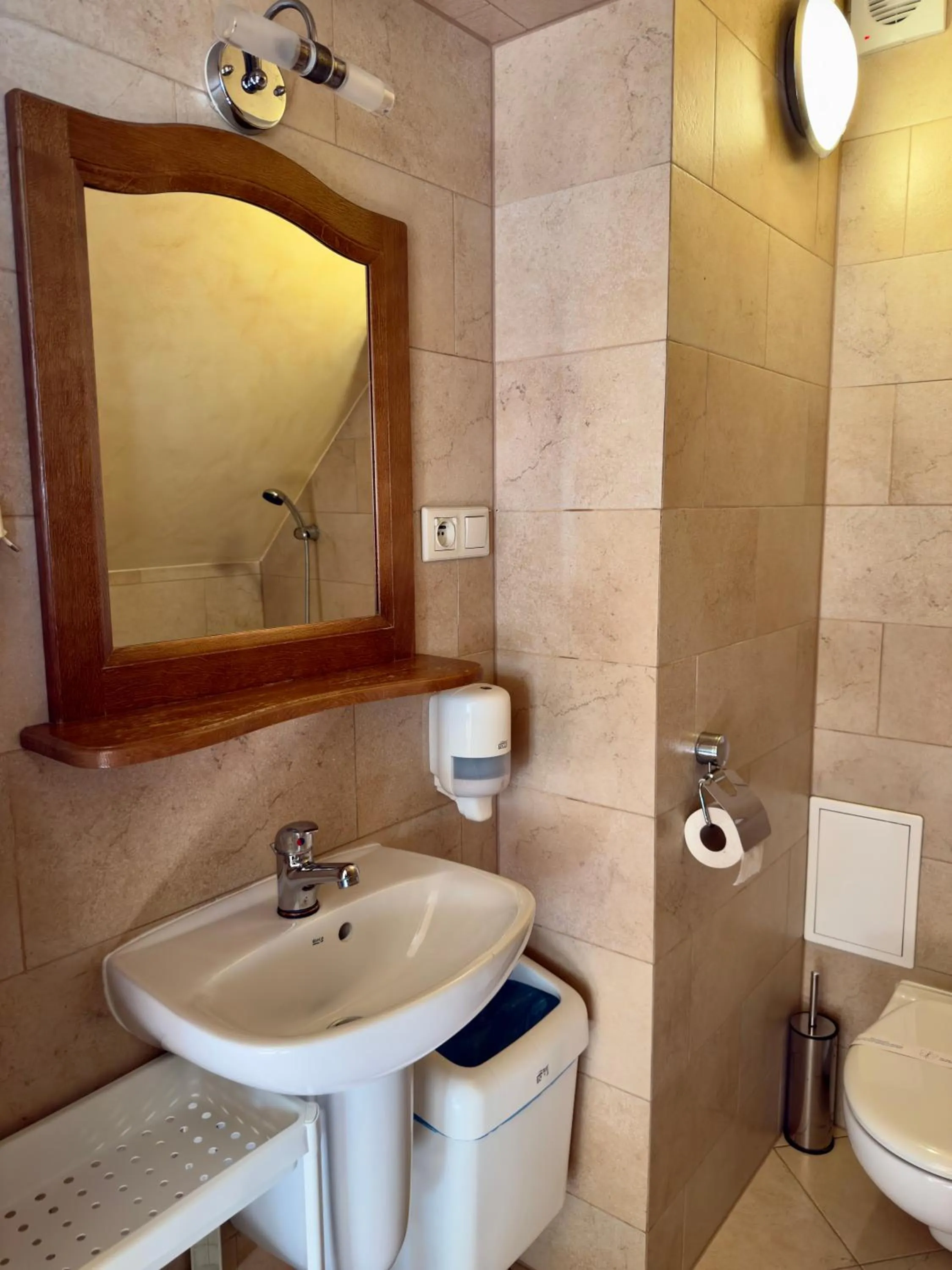 Bathroom in Hotel Dwór Karolówka