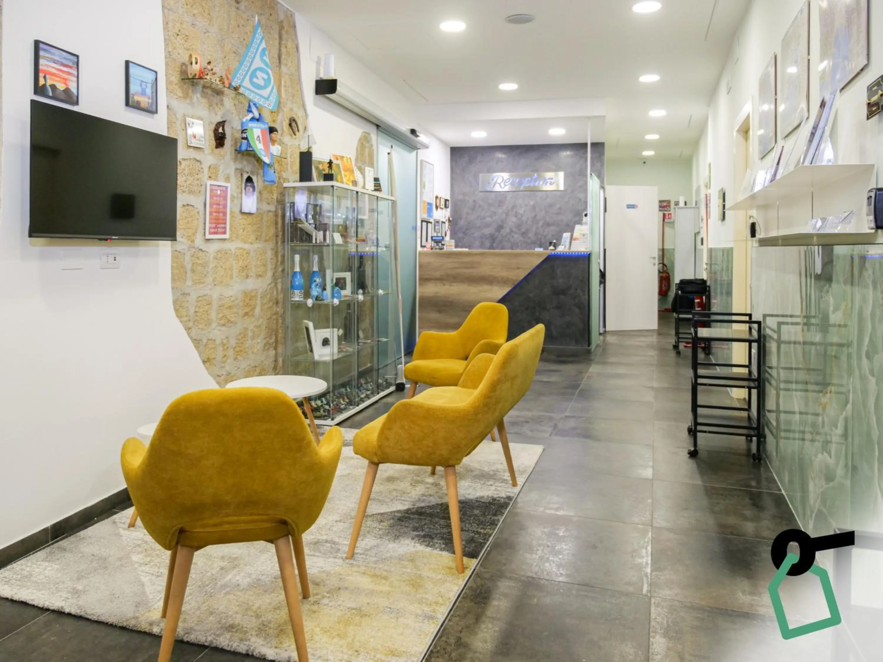 Lobby or reception in Hotiday Spaccanapoli I Borbone