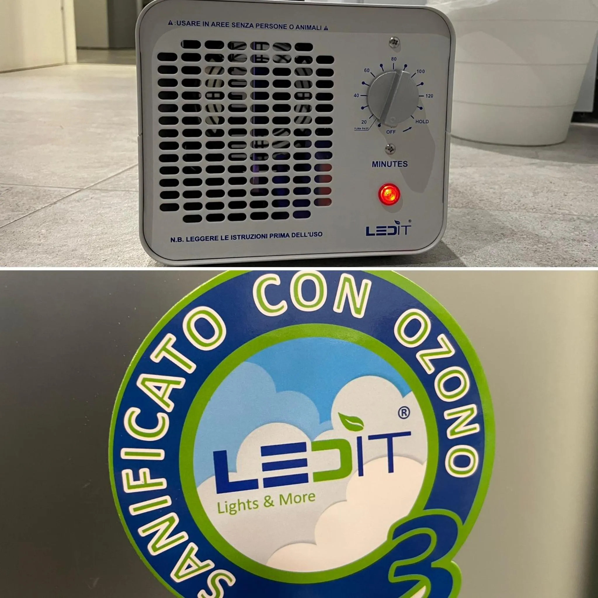 Text overlay in B&B I Borbone