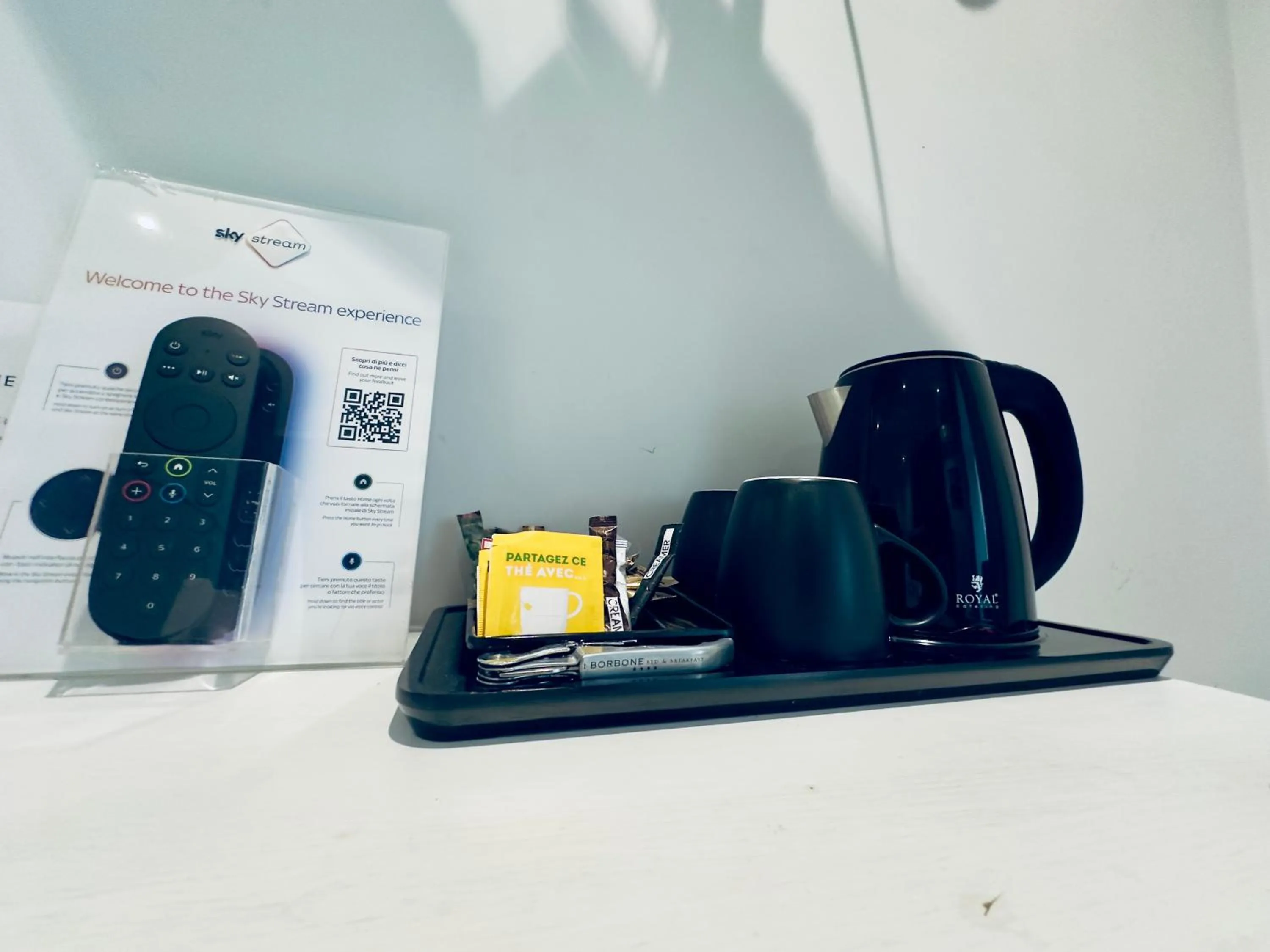 Coffee/tea facilities in B&B I Borbone