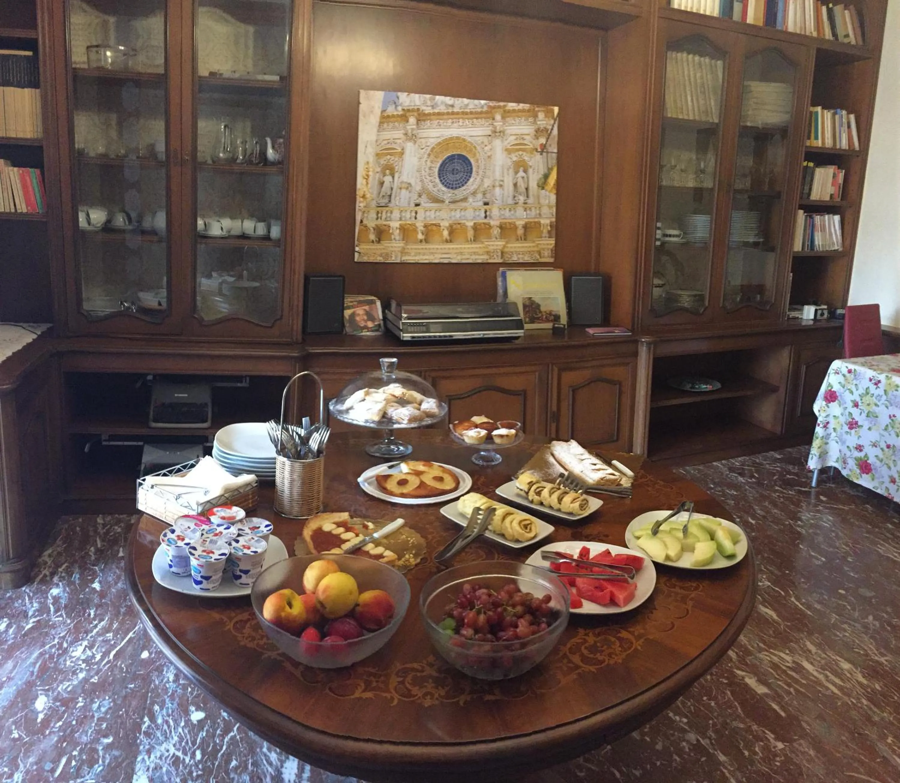 Food and drinks in La Dimora di Vesta