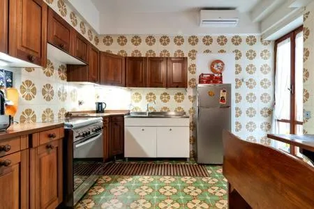 Communal kitchen in La Dimora di Vesta