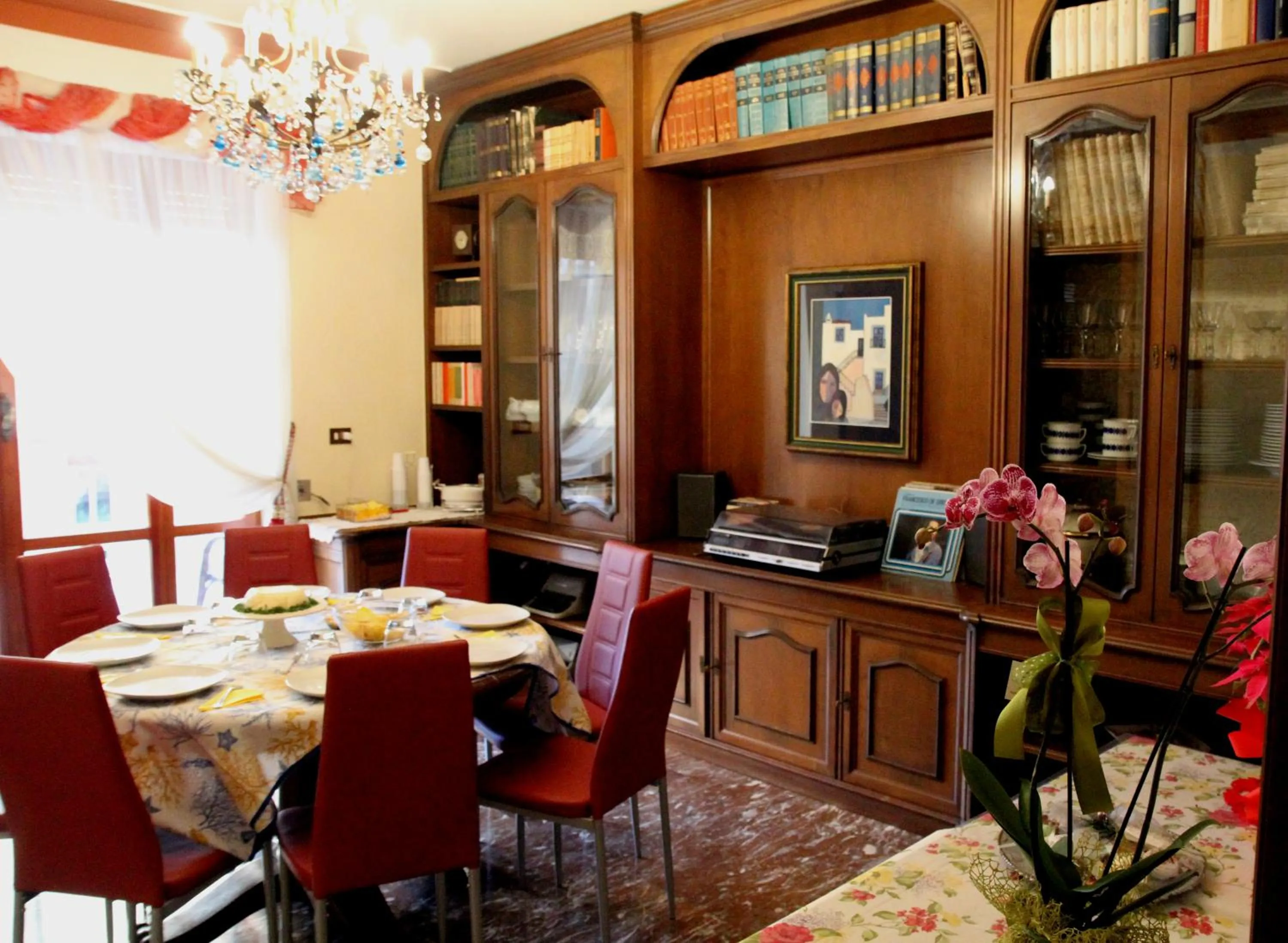 Dining area in La Dimora di Vesta